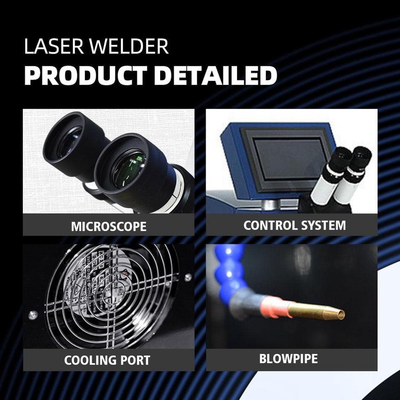 Alt view image 3 of 6 - SFX Laser Welder Machine Desktop Jewellery Laser Welder Laser Welder Welding Machine 150W