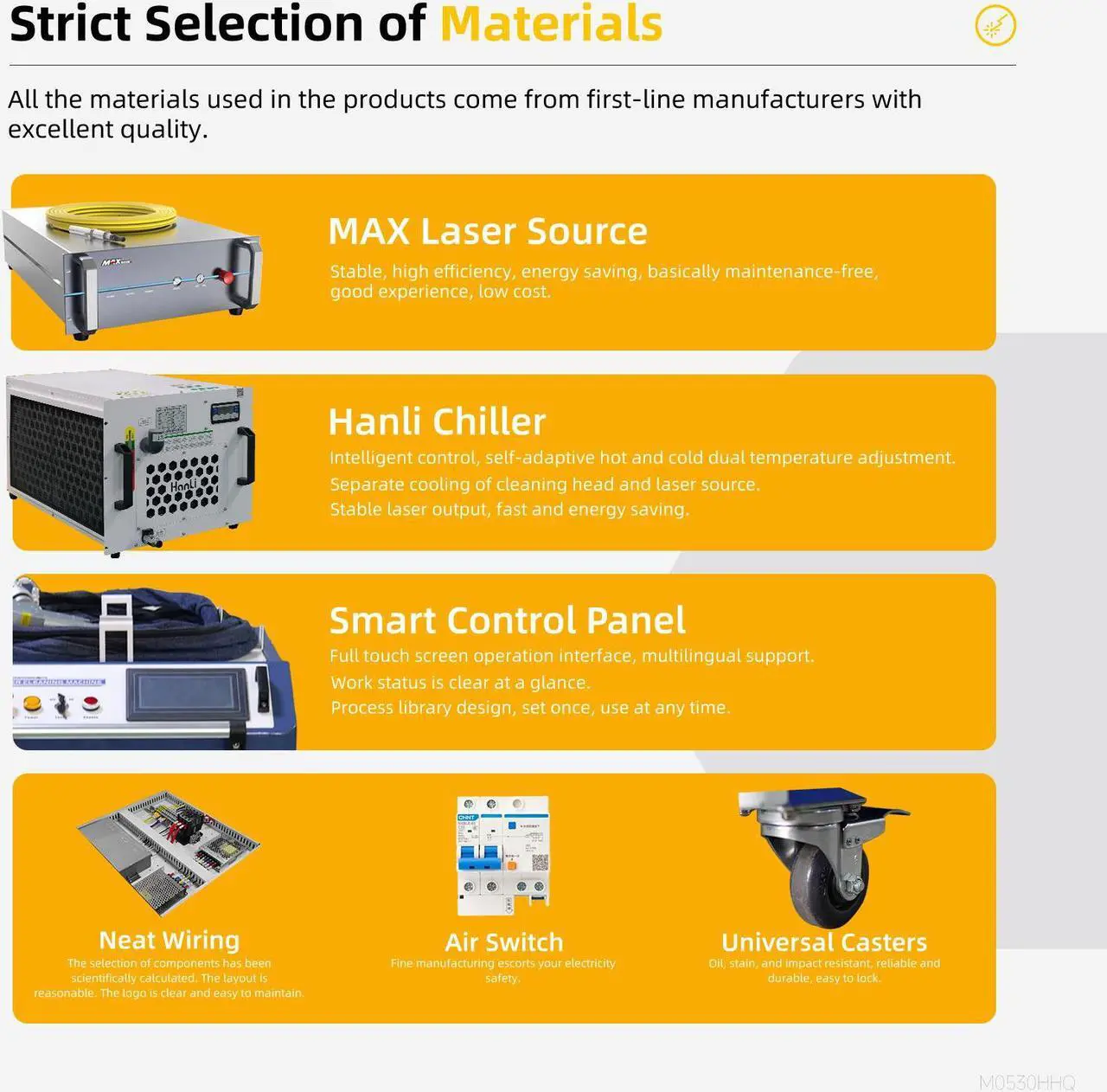 Alt view image 3 of 7 - 1500W Laser Cleaning Machine Max Laser Source Rust paint oil removal Handheld Laser Cleaning Machine for Metal Parts