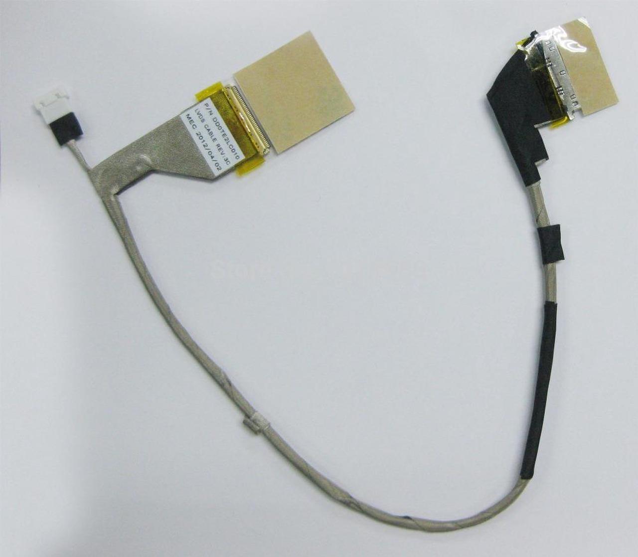 Main image of New LCD Video Flex Cable For Toshiba Satellite L600 L645 L600D L640 C600D C630 L600-33W 23W 25R 26s 08w 59R P/N:DD0TE2LC010