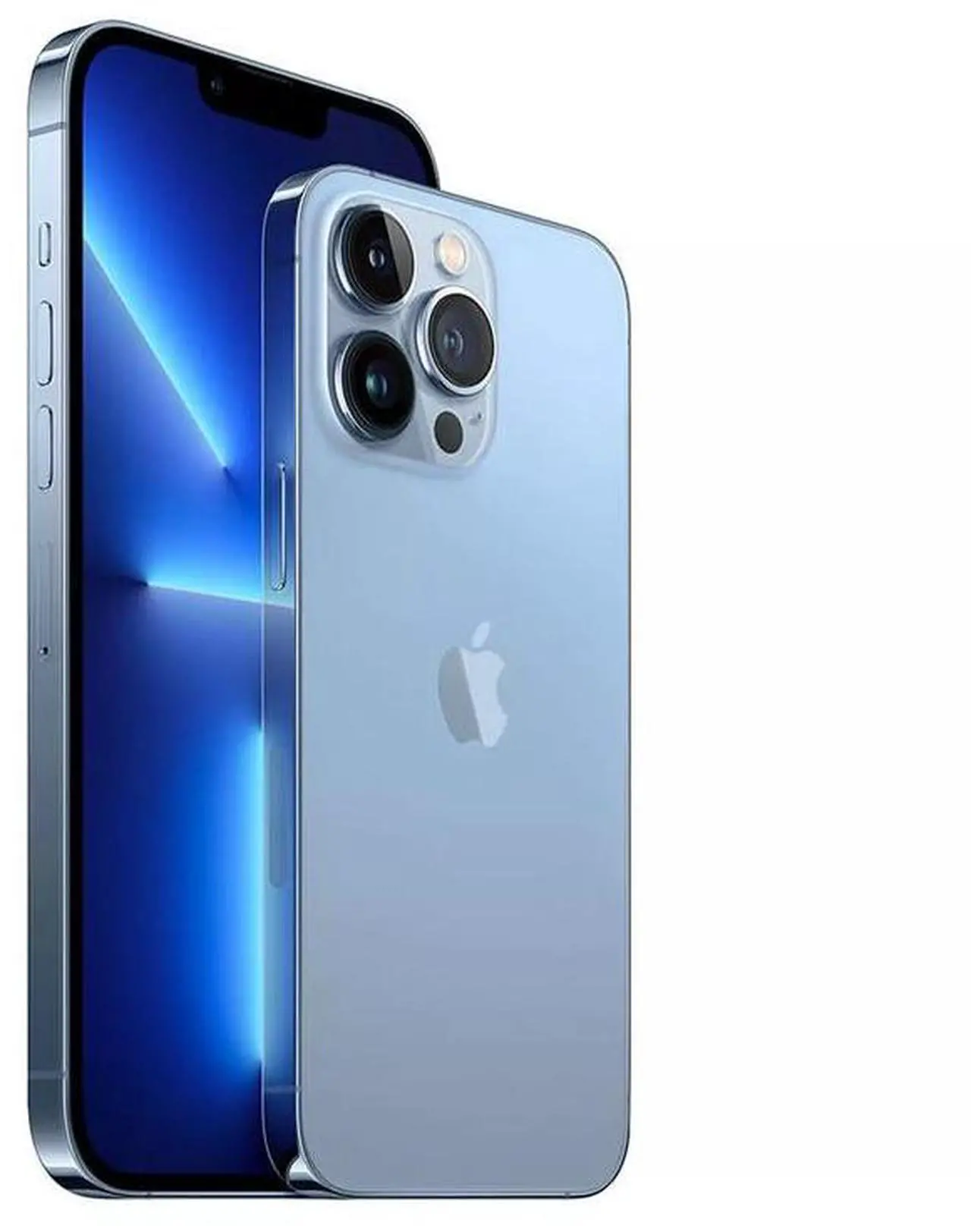 Alt view image 3 of 5 - Apple iPhone 13 Pro Max 128GB Fully Unlocked - Sierra Blue (Grade A)