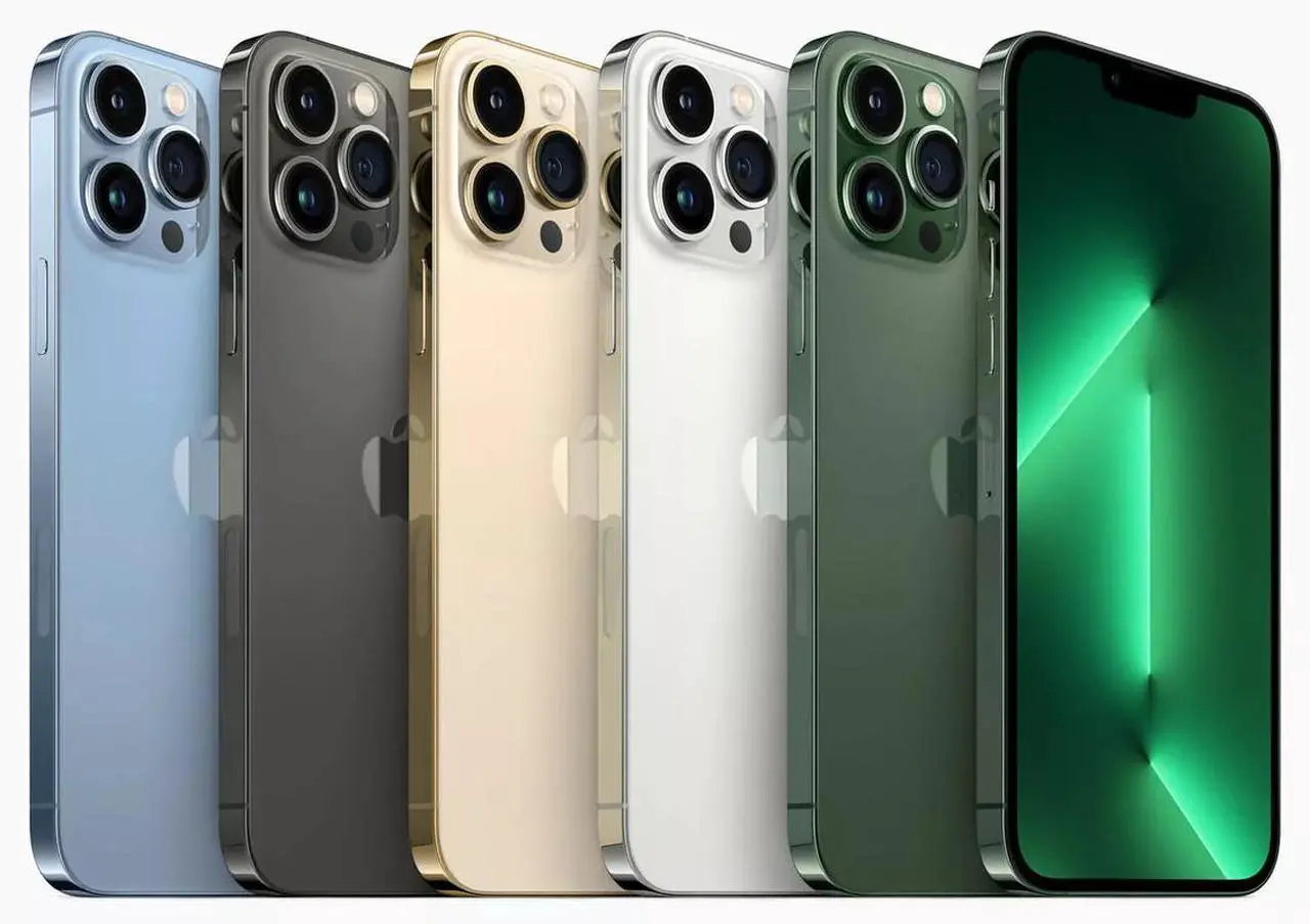 Alt view image 5 of 5 - Apple iPhone 13 Pro Max 128GB Fully Unlocked - Alpine Green (Grade A)