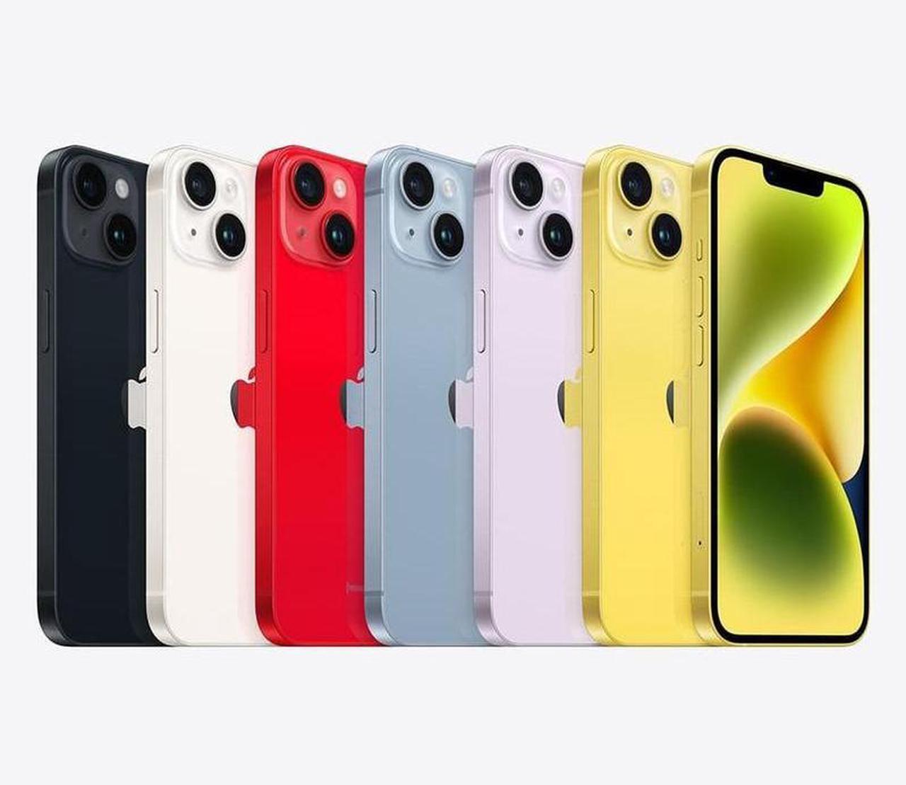 Alt view image 4 of 5 - Apple iPhone 14 128GB Fully Unlocked - Yellow (Grade A)
