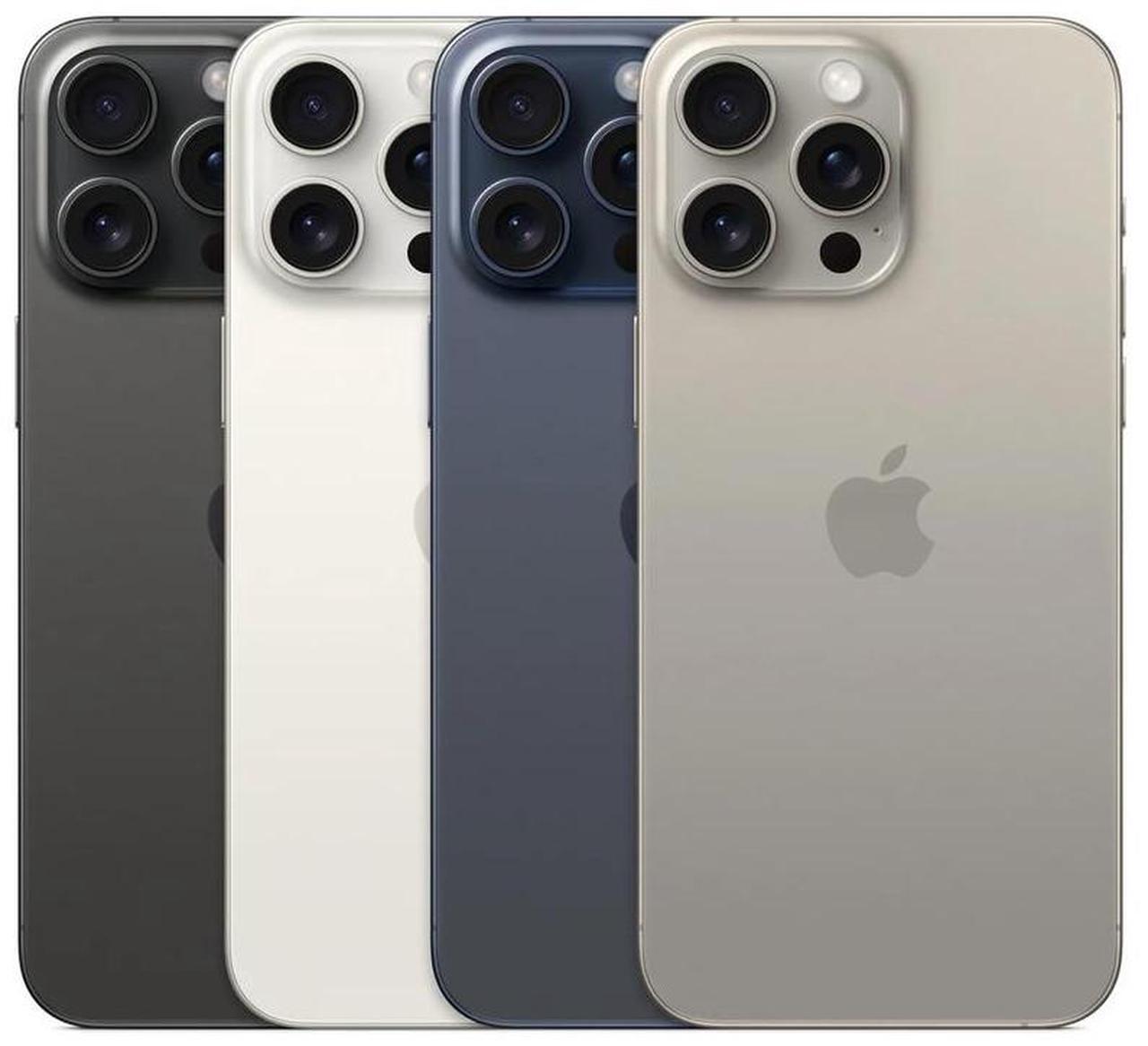 Alt view image 4 of 5 - Apple iPhone 15 Pro Max 1TB Fully Unlocked - Black Titanium (Grade A)