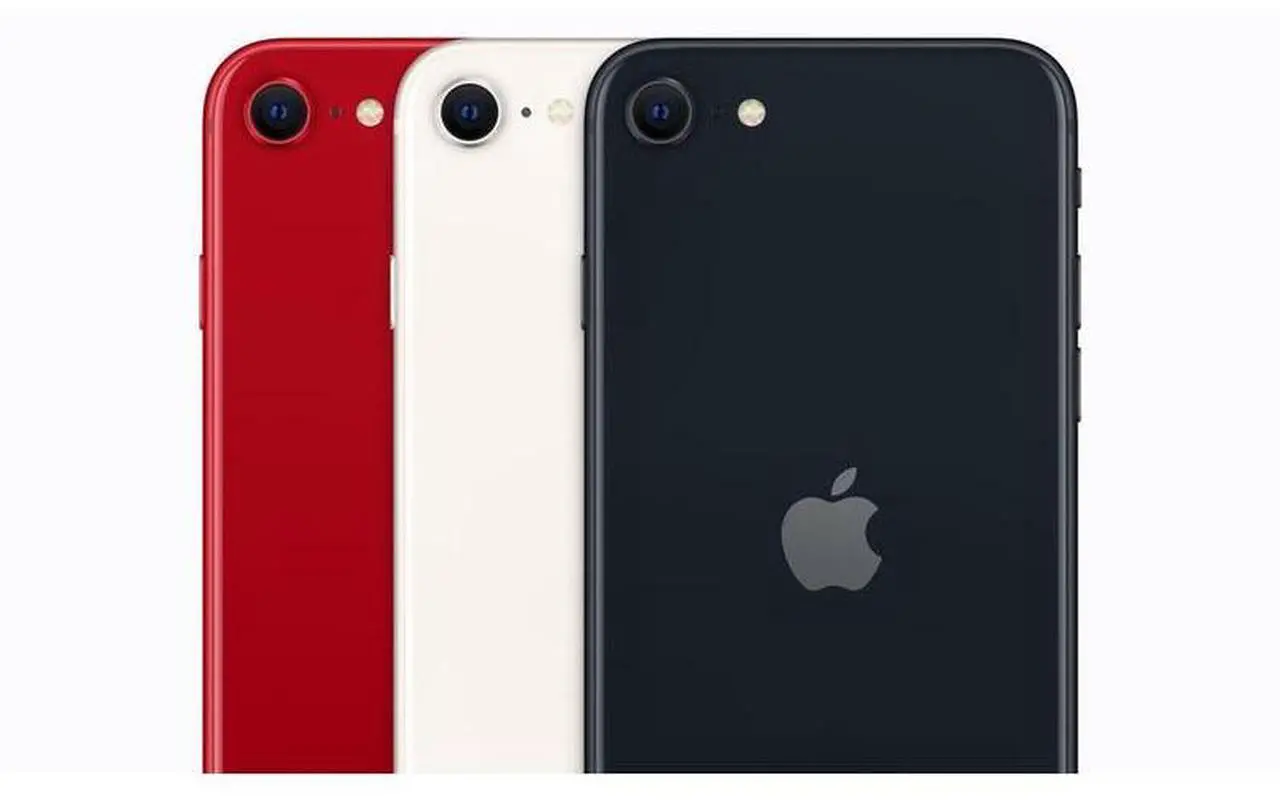 Alt view image 4 of 5 - Apple iPhone SE 3 256GB Fully Unlocked - Red (Grade B)