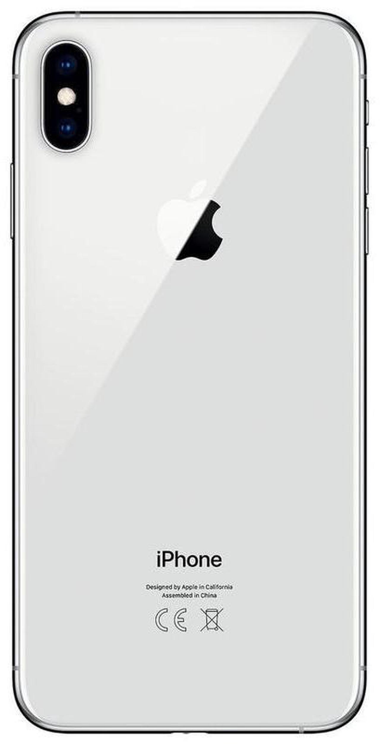 Alt view image 2 of 5 - Apple iPhone XS Max 64GB Fully Unlocked - Silver (Grade B)
