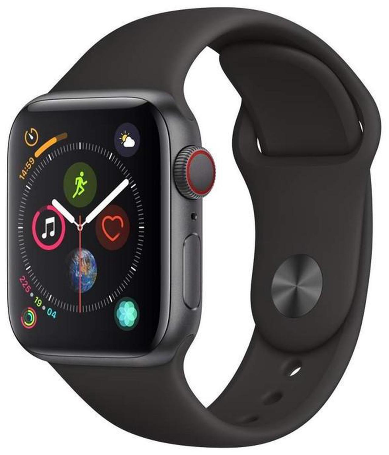 Main image of Apple Apple Watch Series 4 40 mm Fully Unlocked - Space Gray GPS Only (Grade B)