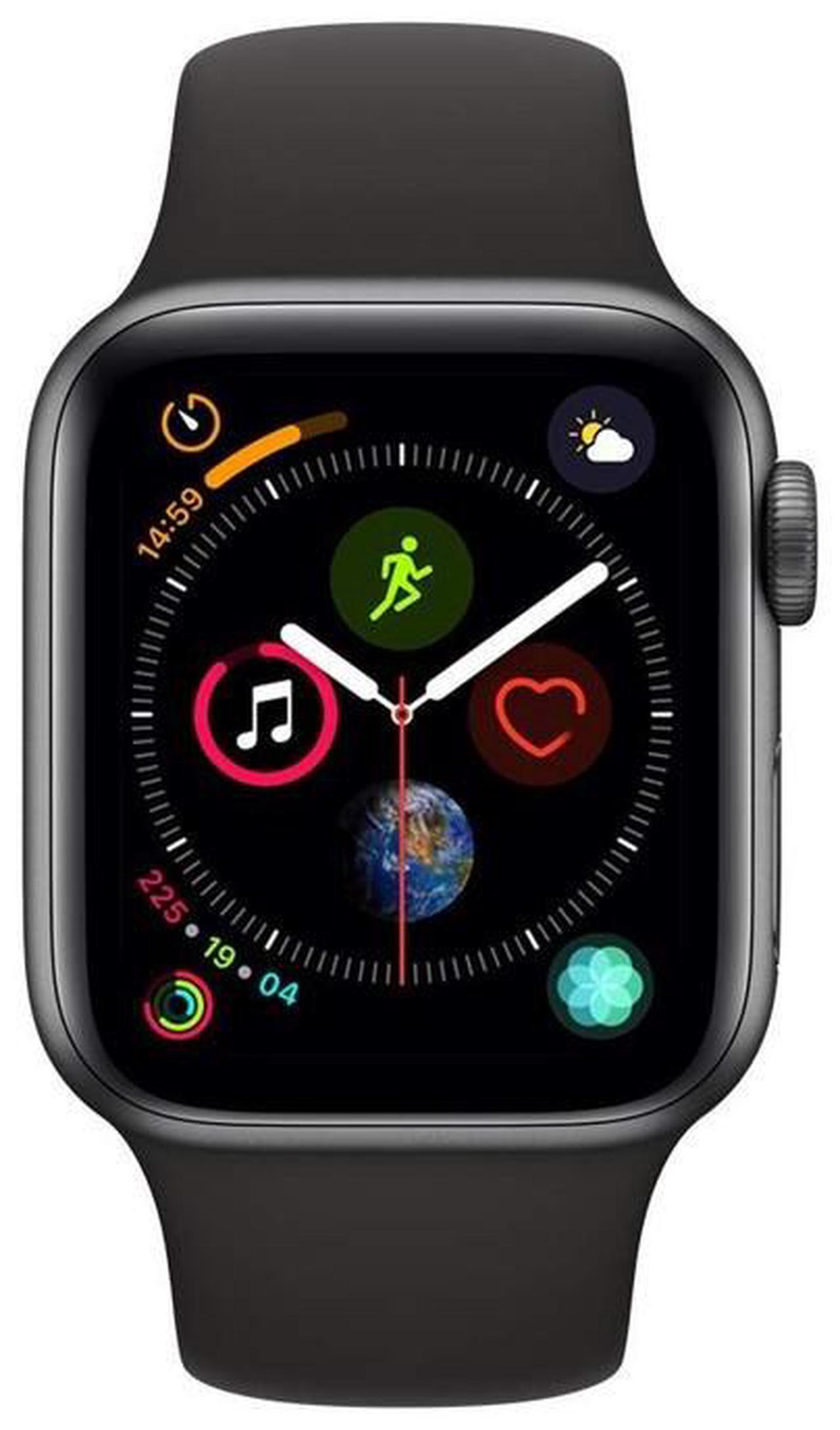 Alt view image 2 of 5 - Apple Apple Watch Series 4 40 mm Fully Unlocked - Space Gray GPS Only (Grade B)