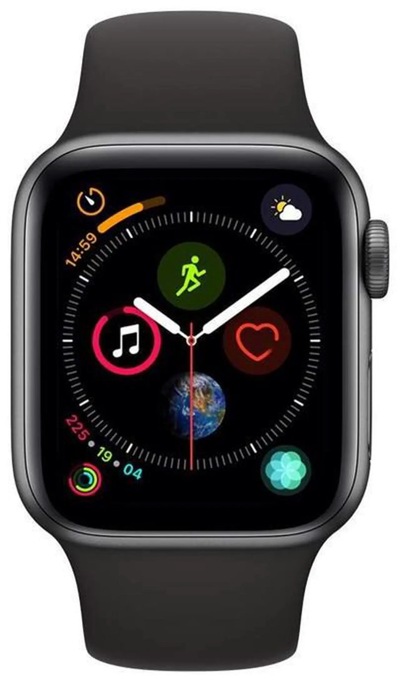 Alt view image 2 of 5 - Apple Apple Watch Series 4 44 mm Fully Unlocked - Space Gray GPS + Cellular (Grade B)