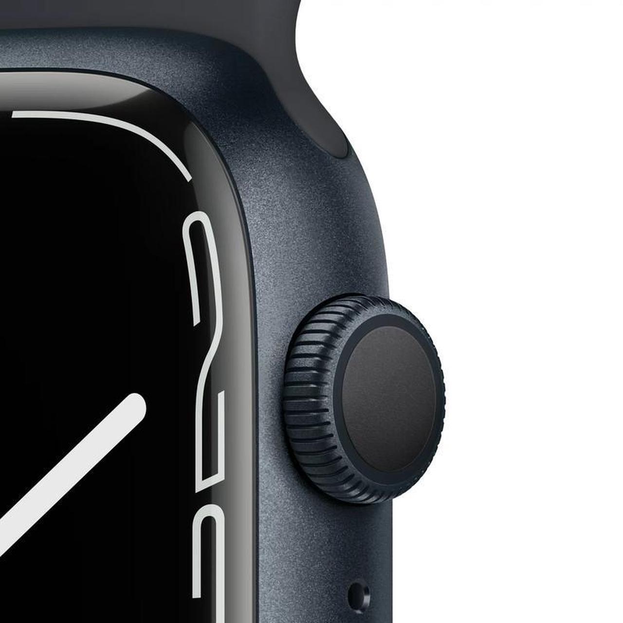 Alt view image 2 of 5 - Apple Apple Watch Series 7 41 mm Fully Unlocked - Midnight GPS Only (Grade A)