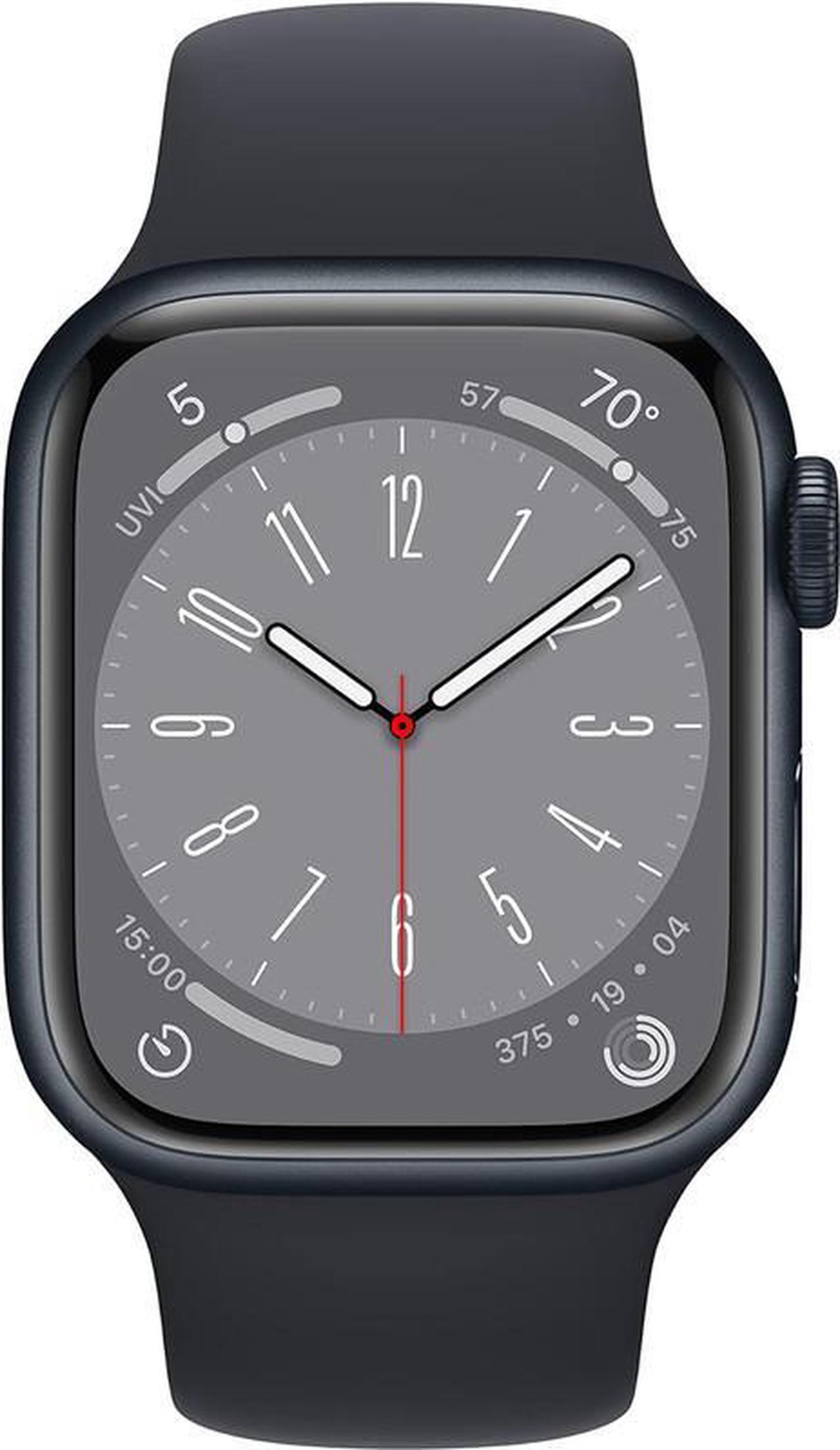 Alt view image 3 of 5 - Apple Apple Watch Series 8 45 mm Fully Unlocked - Midnight GPS + Cellular (Grade A)