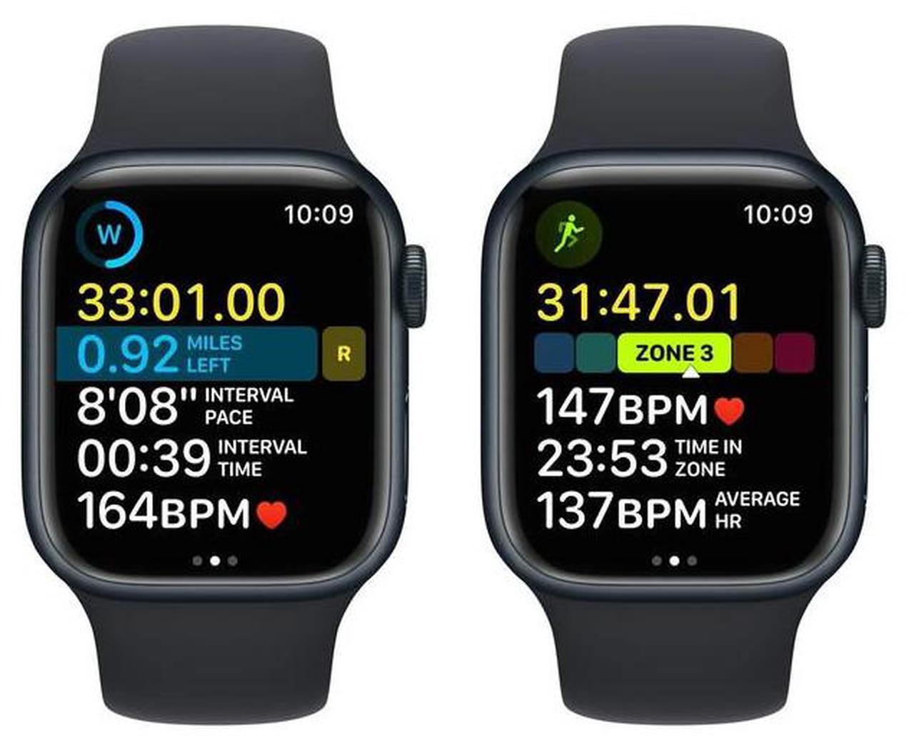 Alt view image 4 of 5 - Apple Apple Watch Series 8 45 mm Fully Unlocked - Midnight GPS + Cellular (Grade A)