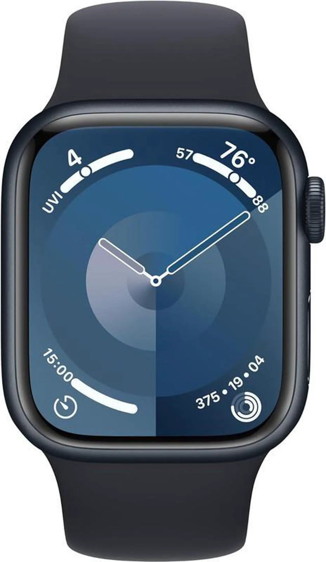 Alt view image 2 of 5 - Apple Apple Watch Series 9 41 mm Fully Unlocked - Midnight GPS Only (Grade B)