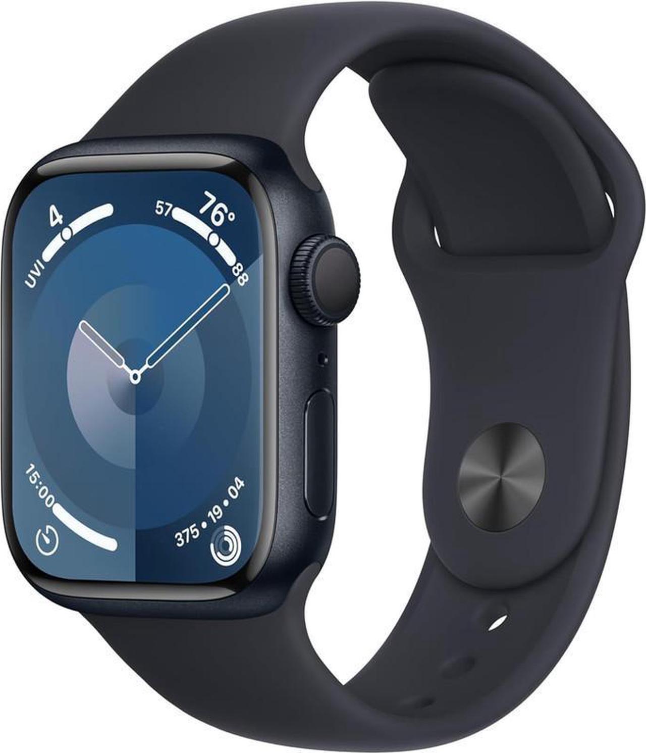 Main image of Apple Apple Watch Series 9 45 mm Fully Unlocked - Midnight GPS + Cellular (Grade A)