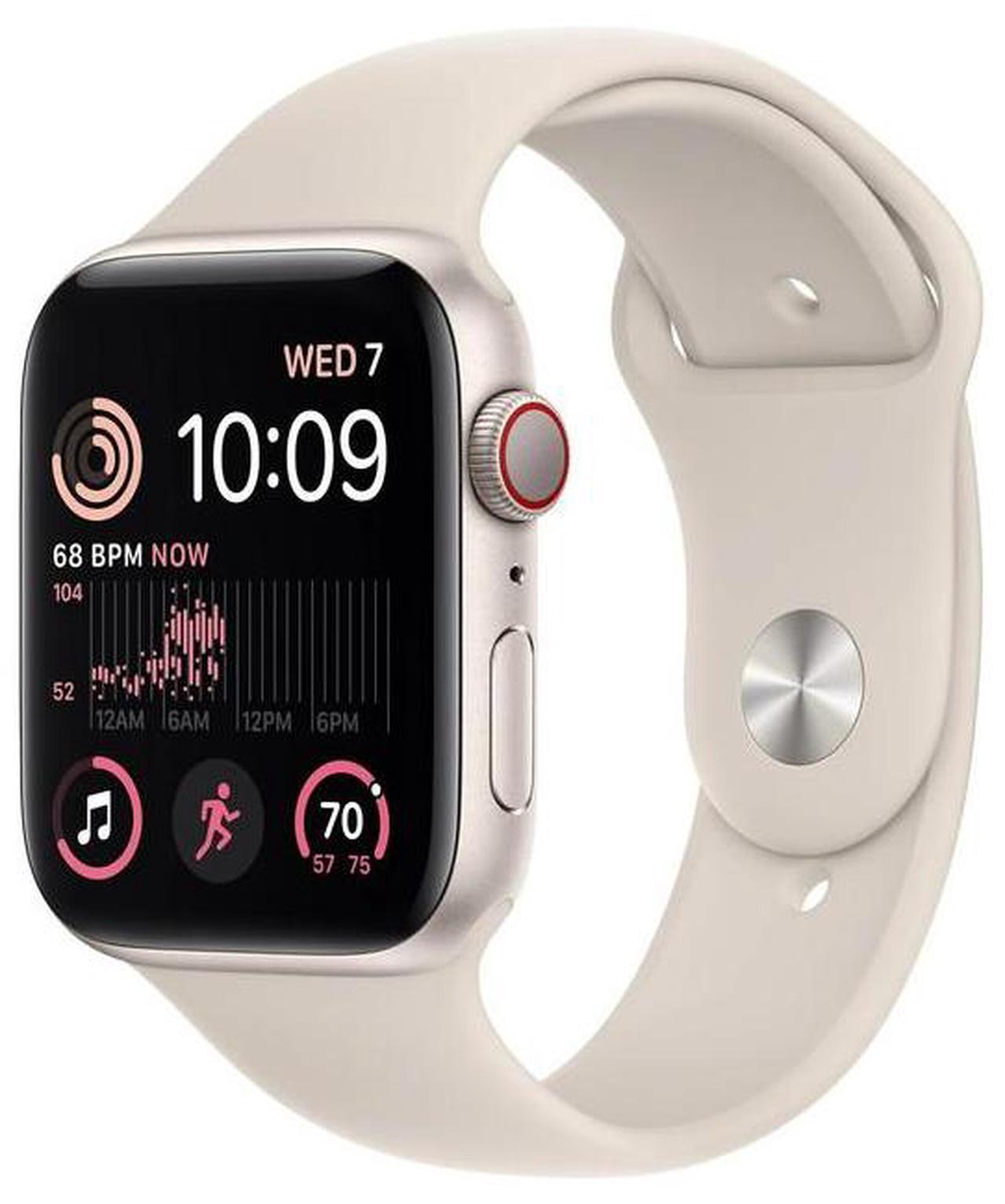 Main image of Apple Apple Watch Series SE 2 40 mm Fully Unlocked - Starlight GPS + Cellular (Grade A)