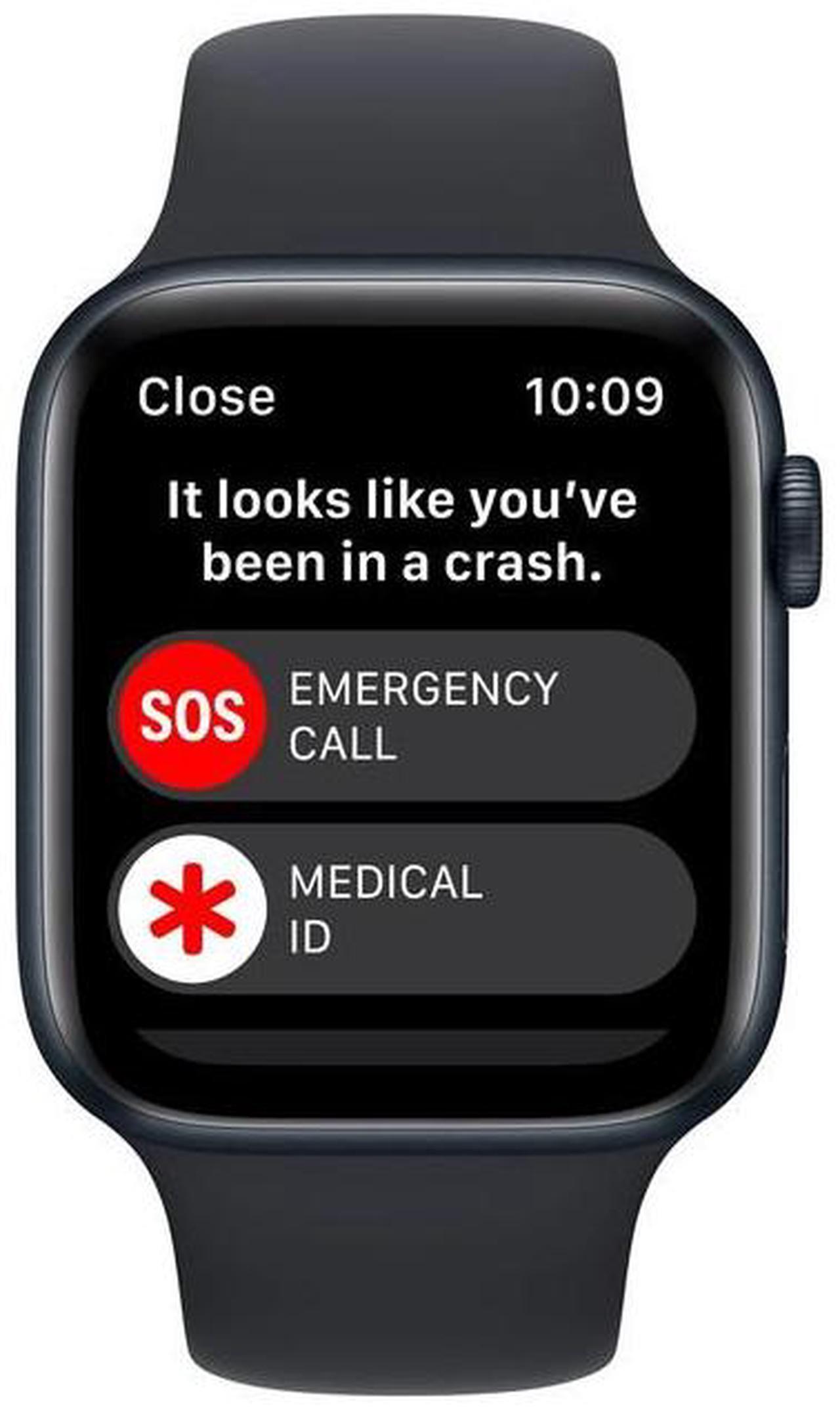 Alt view image 4 of 5 - Apple Apple Watch Series SE 2 44 mm Fully Unlocked - Midnight GPS Only (Grade A)