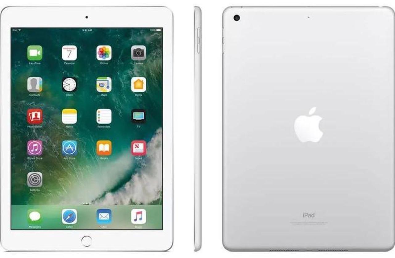 Alt view image 2 of 5 - Apple iPad 5 9.7" 128GB Fully Unlocked - Silver WiFi + Cellular (Grade A)