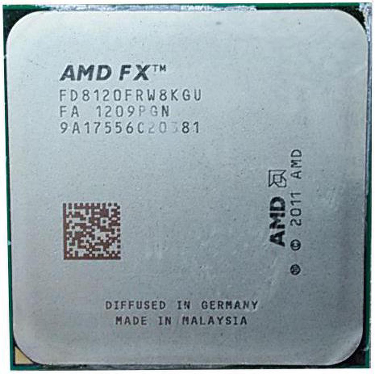 Alt view image 4 of 8 - AMD FX-8120 8-Core Black Edition Processor Socket AM3+ - FD8120FRGUBOX