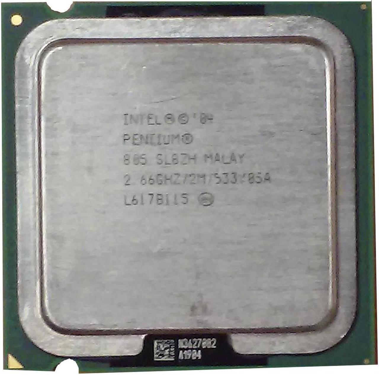 INTEL Sl8Zh  Pentium D 805 Dualcore 2.66Ghz 2Mb L2 Cache 533Mhz Fsb Socketlga775 90Nm 95W Processor Only