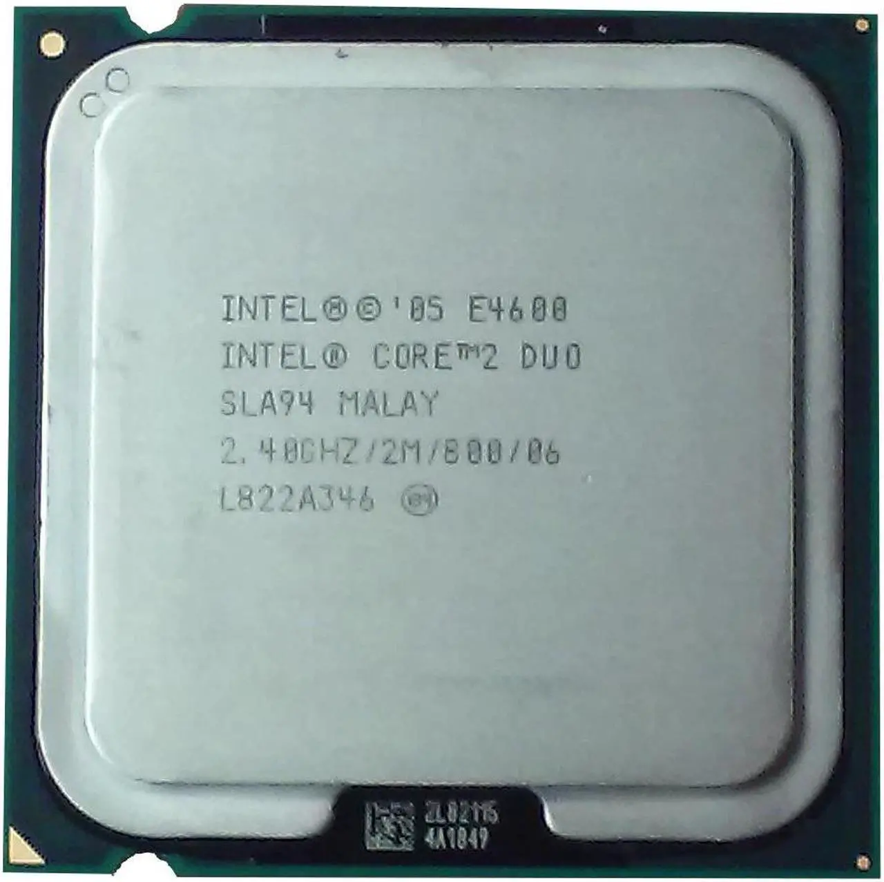 Alt view image 2 of 5 - Intel Sla94 Core2duo E4600 Dualcore 2.4Ghz 2Mb L2 Cache 800Mhz Fsb Socketlga775 65Nm 65W Processor Only