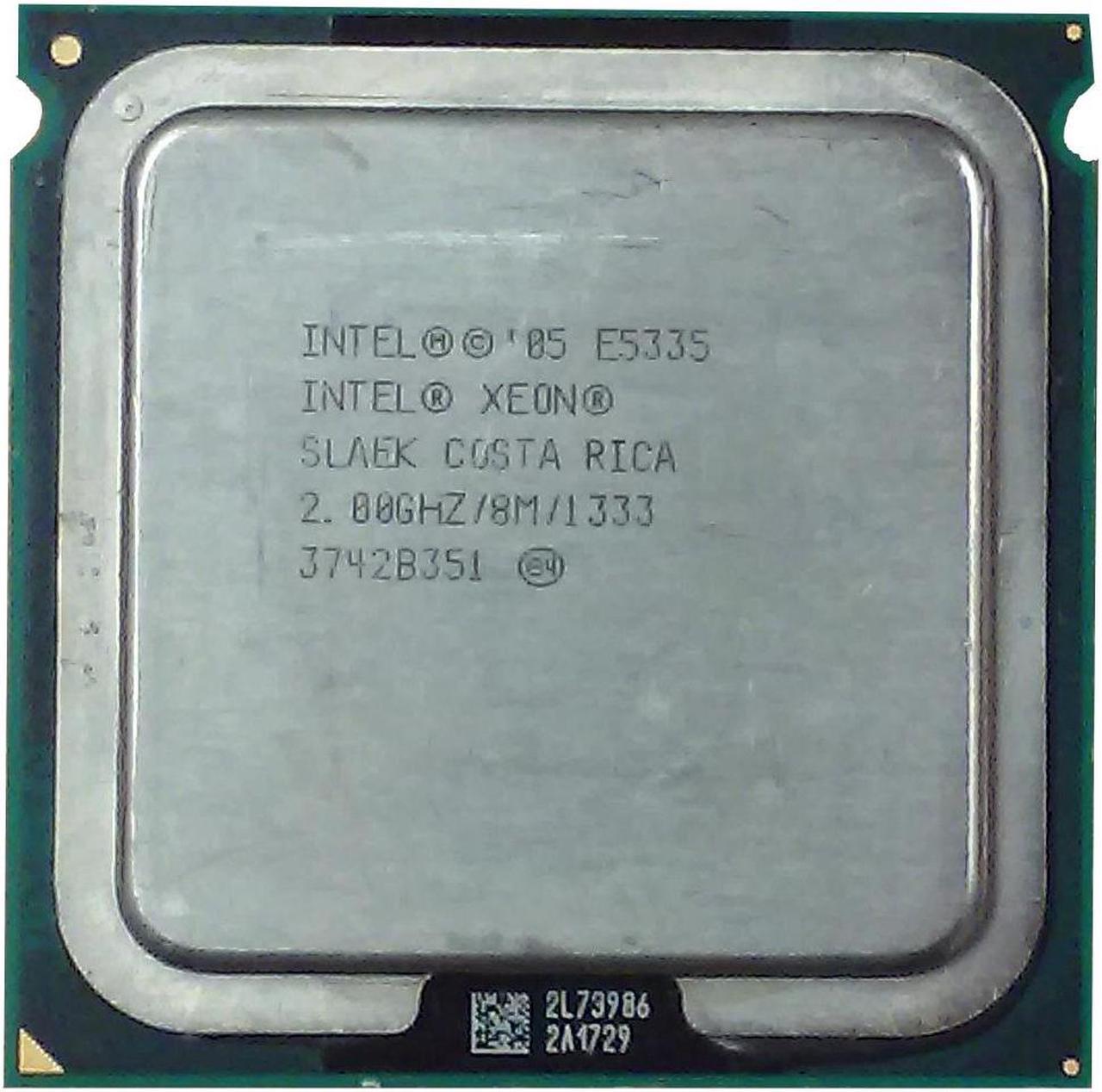 INTEL Slaek  Xeon E5335 Quadcore 2.0Ghz 8Mb L2 Cache 1333Mhz Fsb Socketlga771 65Nm 80W Processor Only