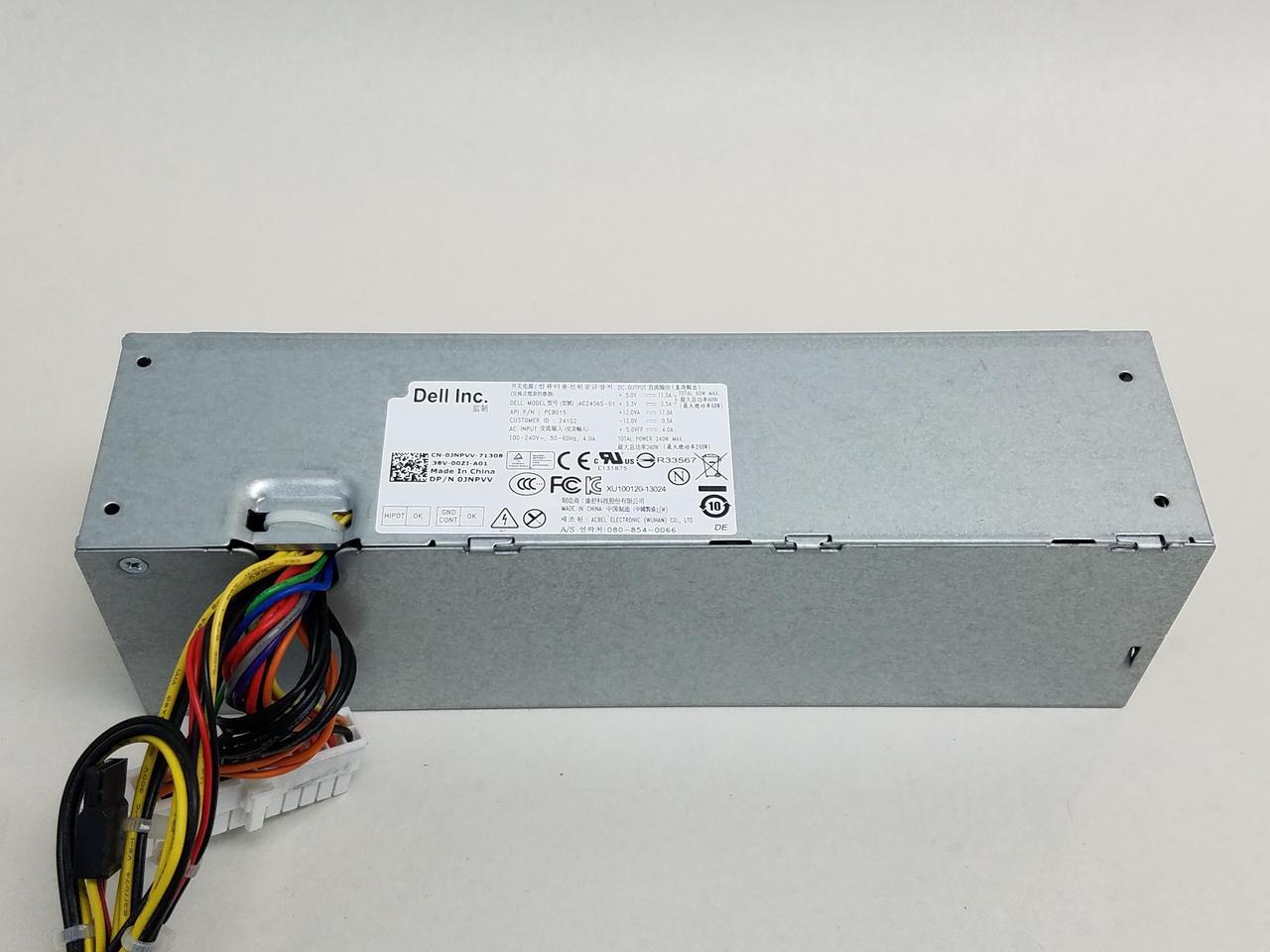 Dell Jnpvv Dell 240 Watt Power Supply For Optiplex 7010 9010 Sff