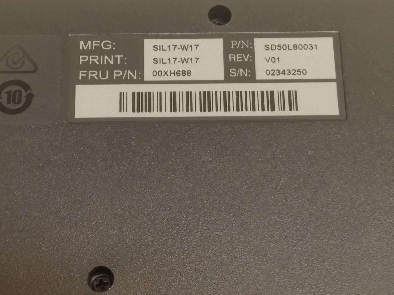 Alt view image 3 of 4 - Lenovo 00XH688 Preferred Pro II USB Wired Black Desktop Keyboard