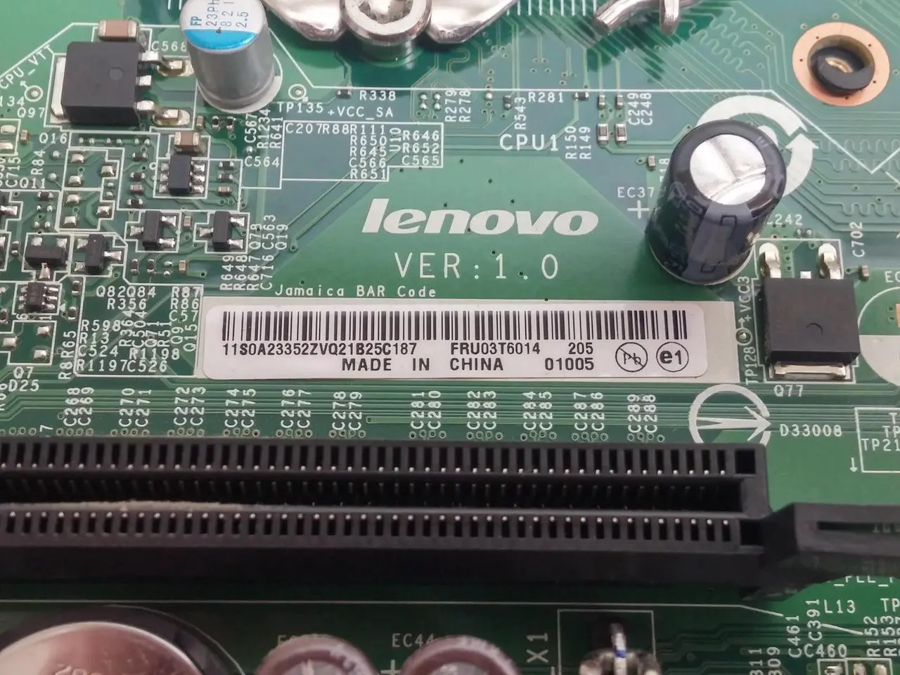Alt view image 4 of 5 - Lenovo 03T6014 ThinkCentre M71E LGA 1155/Socket H2 DDR3 Desktop Motherboard