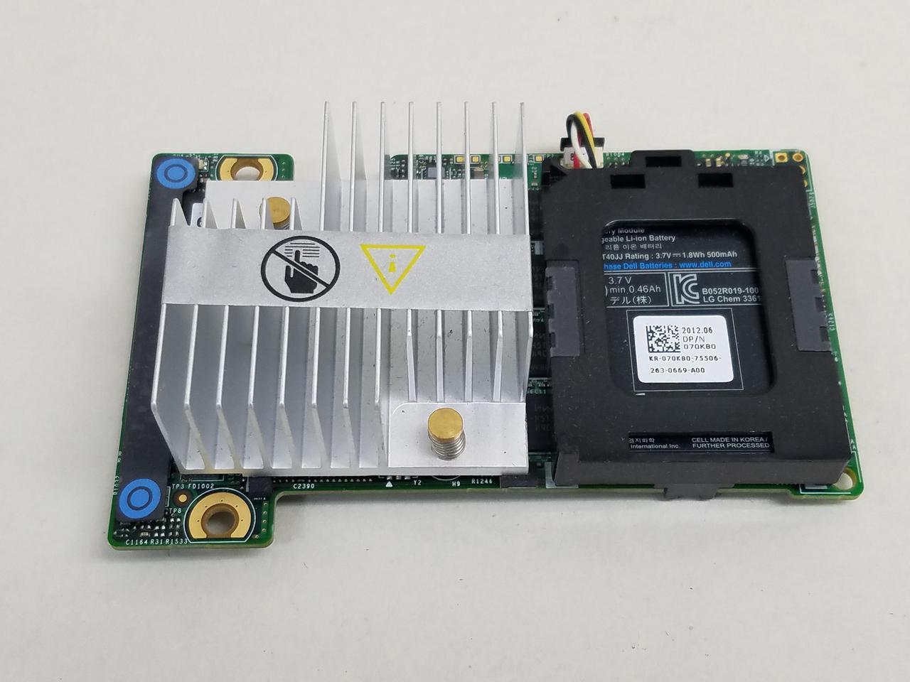 DELL  H710P MINI RAID CONTROLLER CARD WTH 1GB NEW BULK PACKAGING