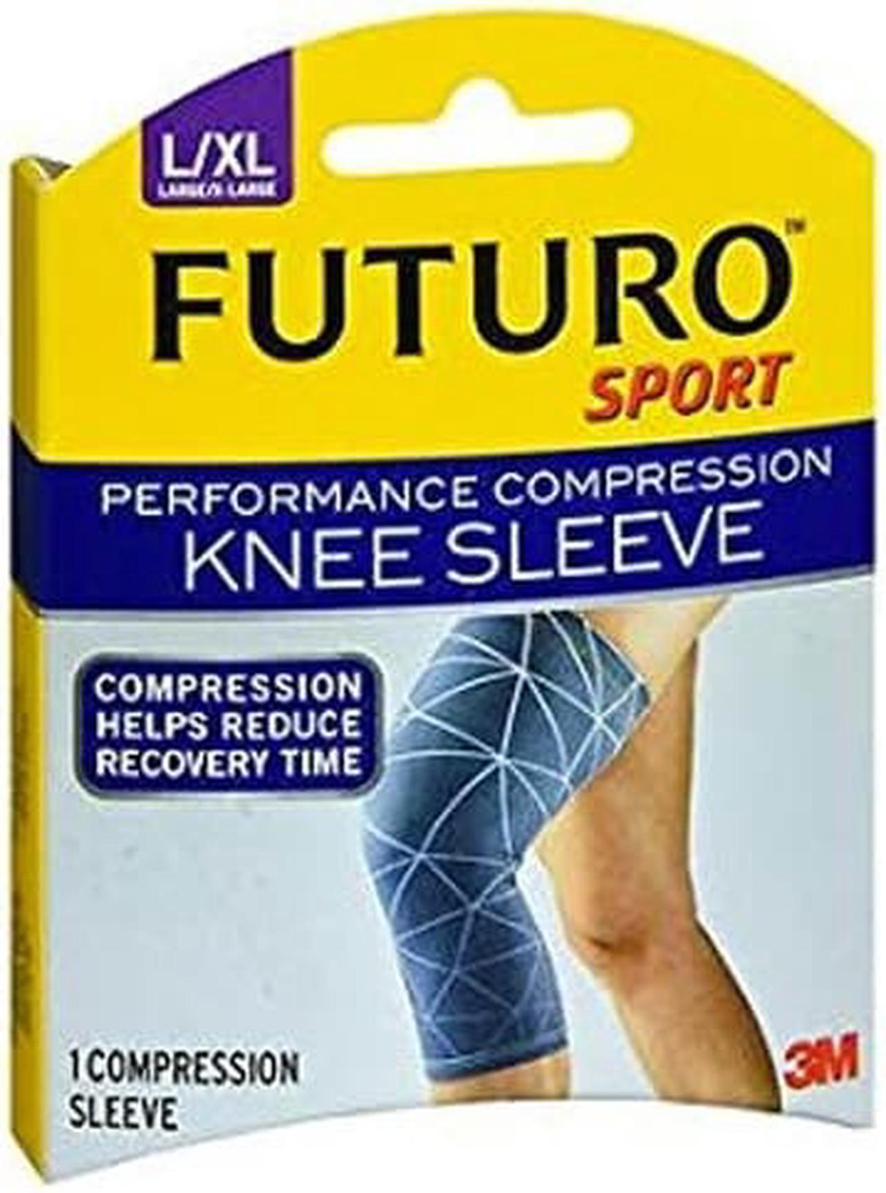 Futuro Sport Performance Compression Knee Sleeve, Large/X-Large, 1 ea