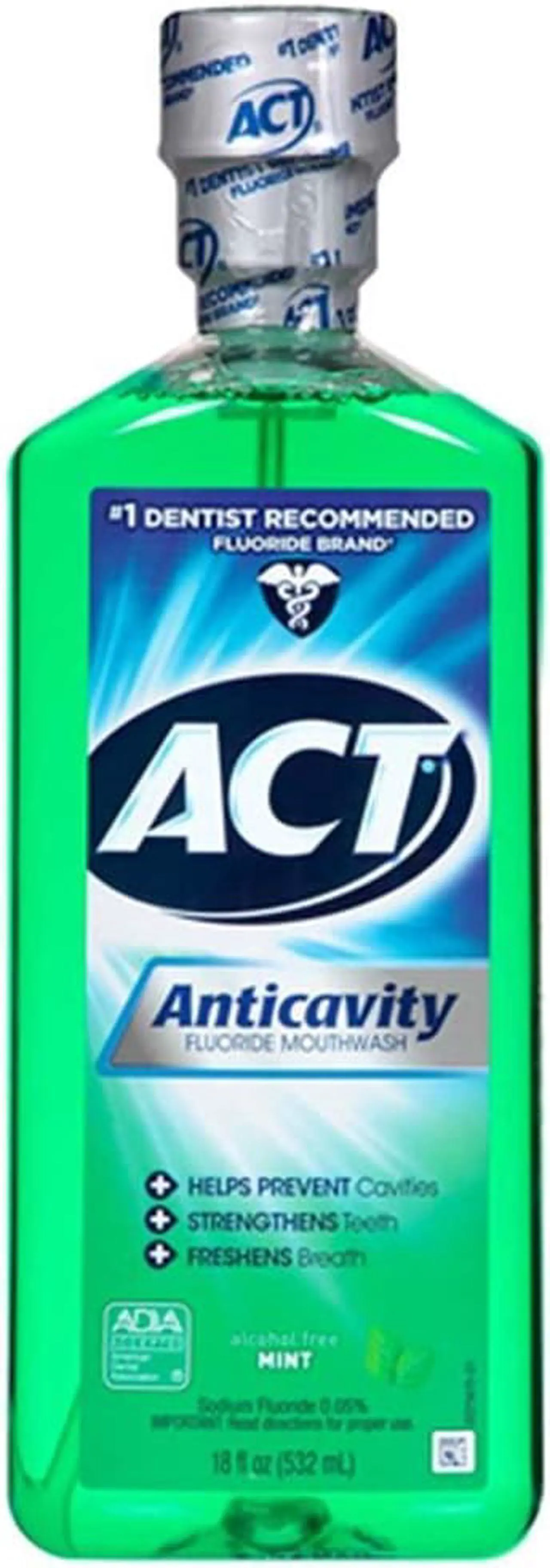 Alt view image 9 of 12 - Act Alcohol Free Anticavity Fluoride Rinse 18 fl oz (532 ml)