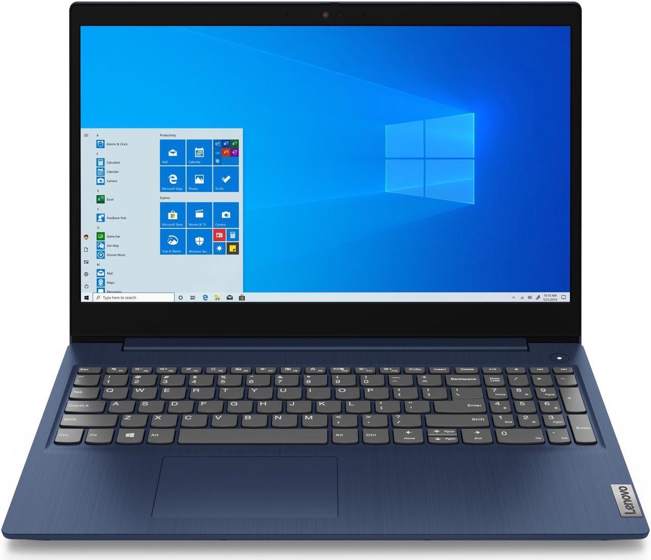 Main image of Lenovo IdeaPad 3 15" Laptop (Intel Core i3-1005G1, 8GB RAM, 256GB SSD, Windows 10S) - Abyss Blue (81WE008HUS)