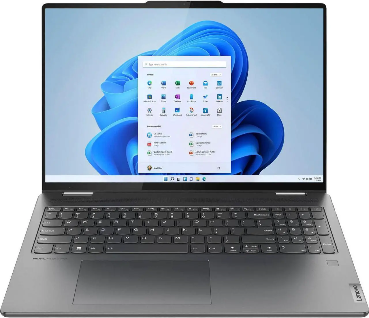 Alt view image 7 of 20 - Lenovo Yoga 7i 82YN0001US 16" Touchscreen Laptop i5-1335U 8GB 512GB SSD