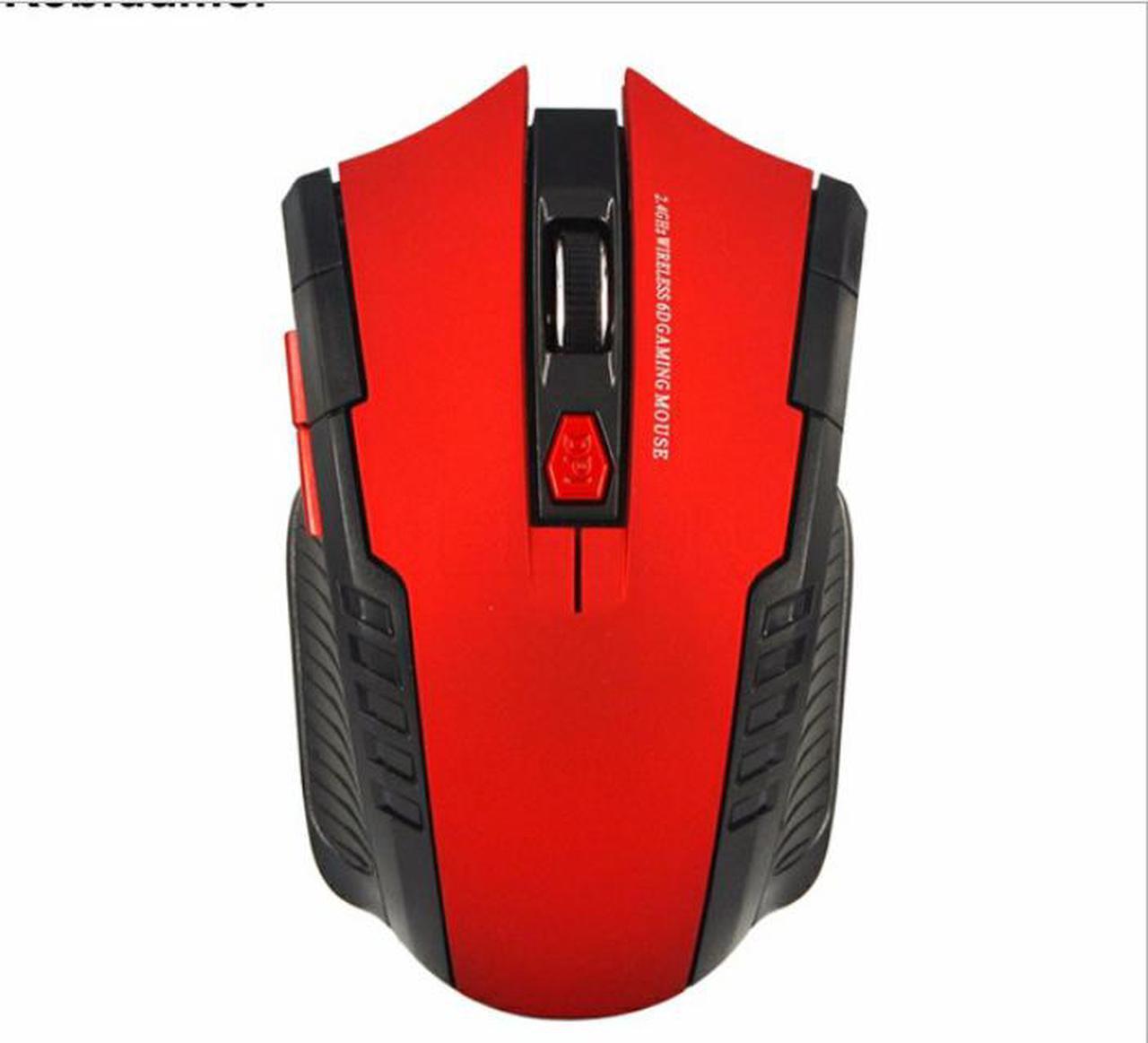 Alt view image 3 of 6 - 2.4Ghs Ergonomic Optical Wireless Gaming Office Mouse with 6-Button Adjustable 1000 1200 1600 DPI Power Saving for Mac / Windows, PC, Desktop, Laptop, Computer, Notebook-Random Color