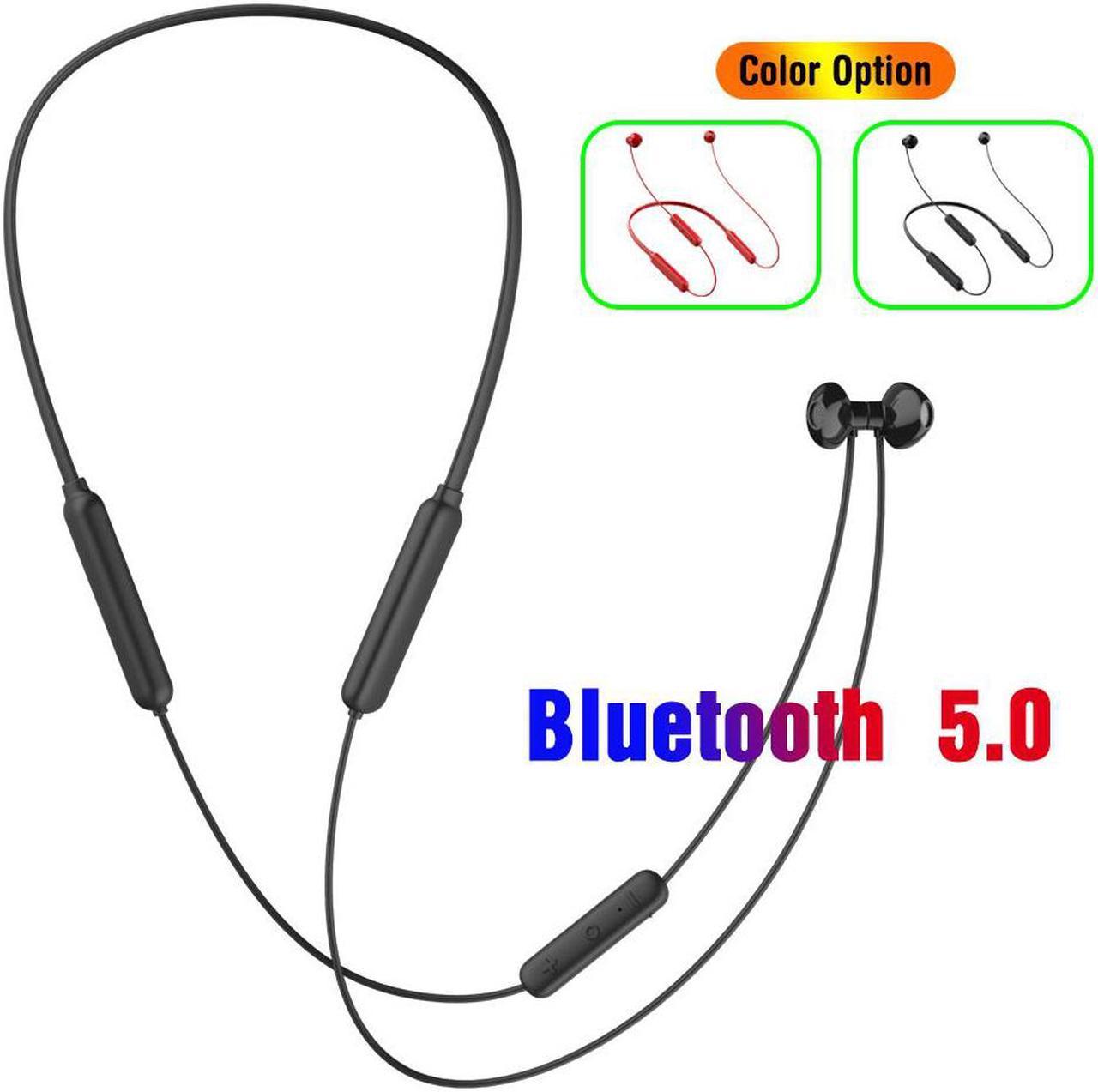 Music Bluetooth Earphone Wireless Headphones Fast Charging HIFI IPX5 Waterproof Sports Headset V5.0+EDR with HD Mic