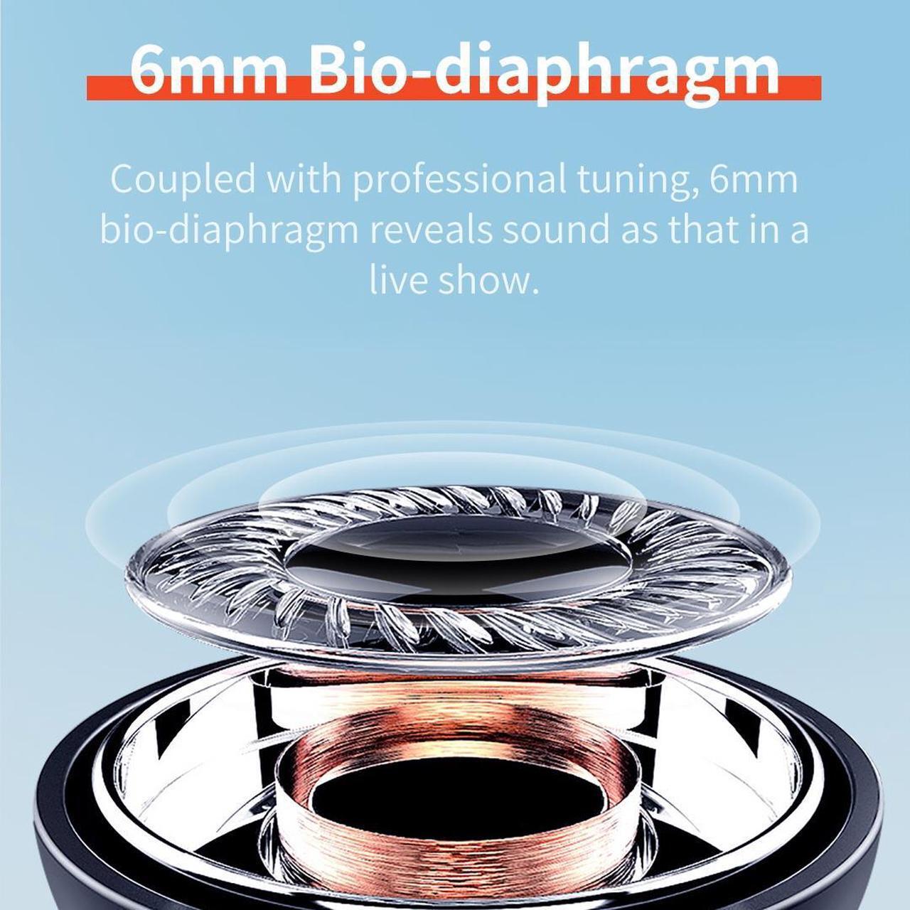 Alt view image 5 of 7 - QCY T3 Bluetooth 5.0 Semi-In-Ear Design Waterproof Wireless Bluetooth Earphone (Black)