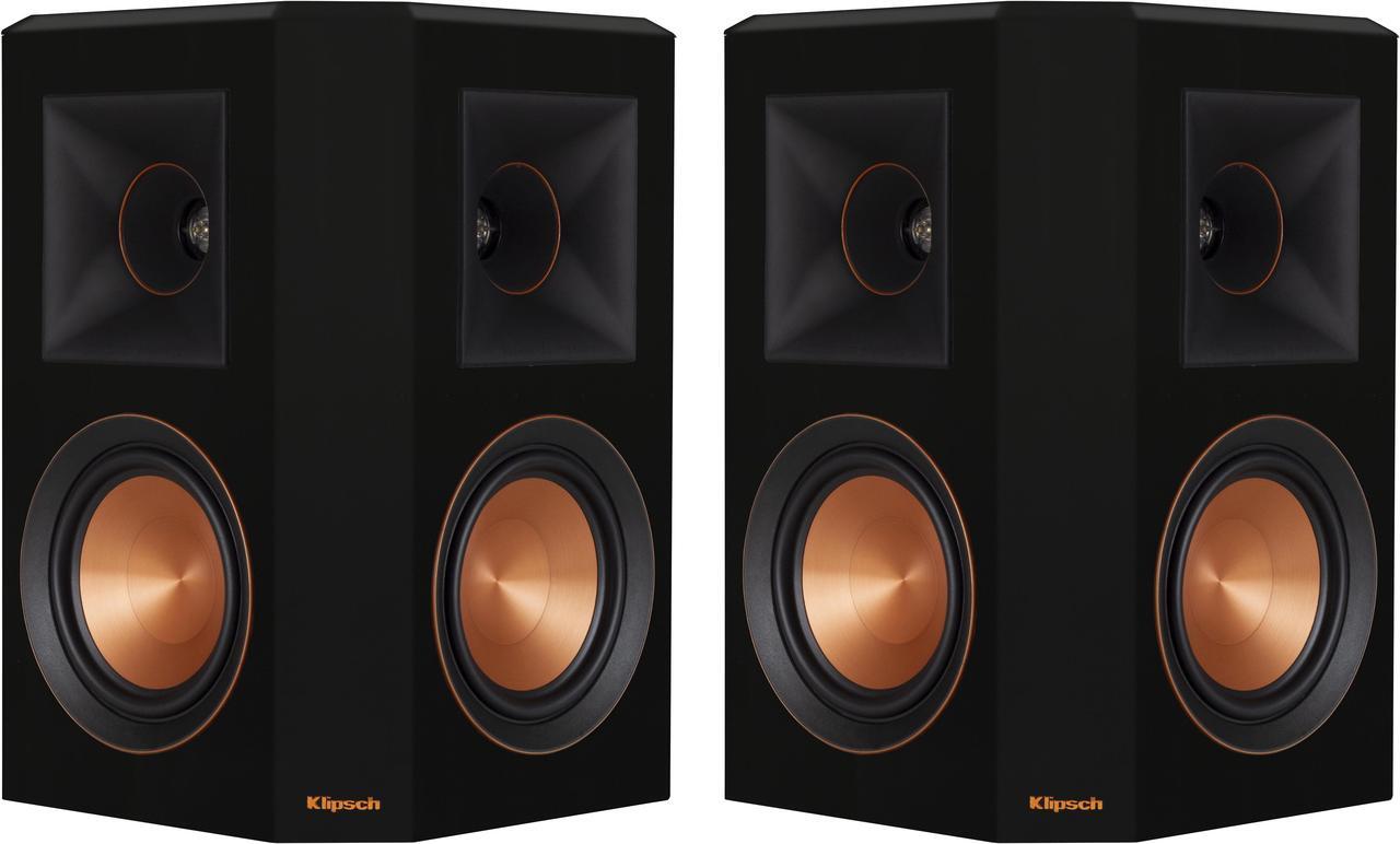 Alt view image 2 of 2 - Klipsch RP-502S Surround Sound Speakers (Pair) (Piano Black)
