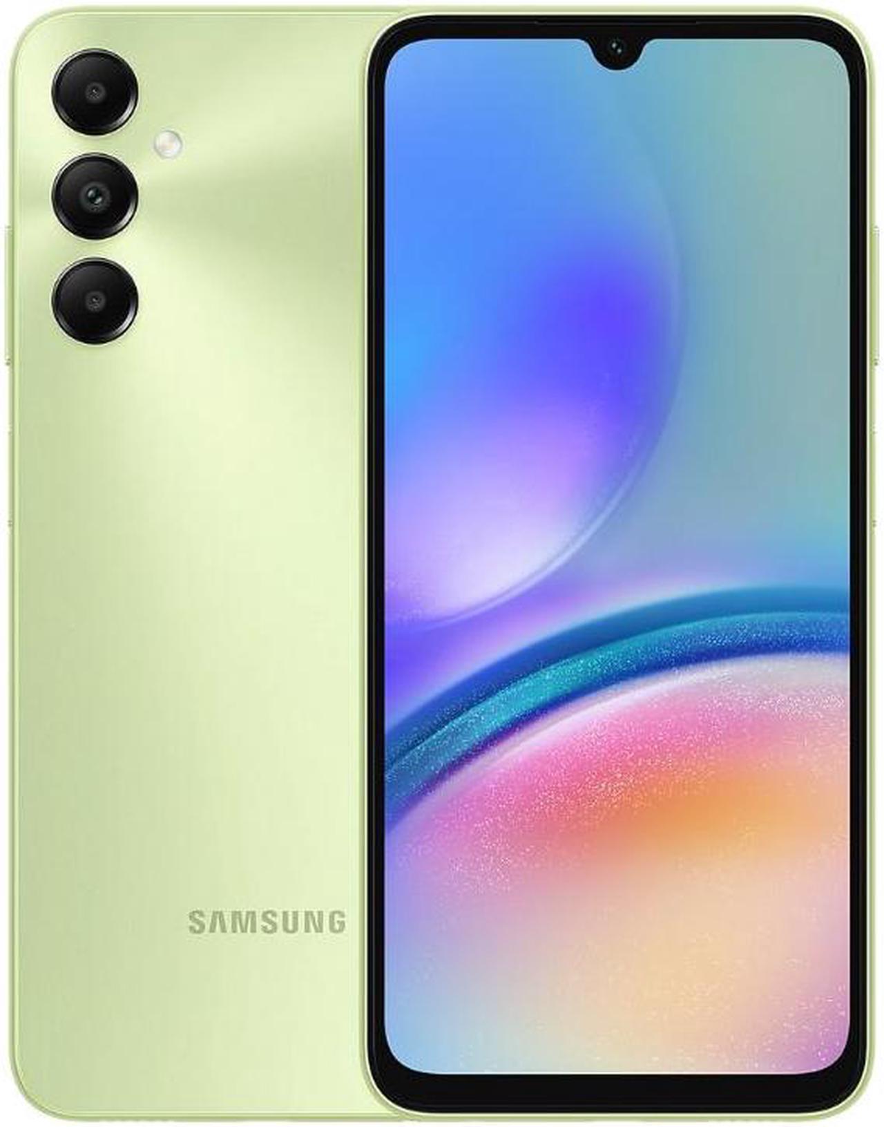 Samsung Galaxy A05s DUAL SIM 128GB ROM + 4GB RAM (GSM Only | No CDMA) Factory Unlocked 4G/LTE Smartphone (Light Green) - International Version