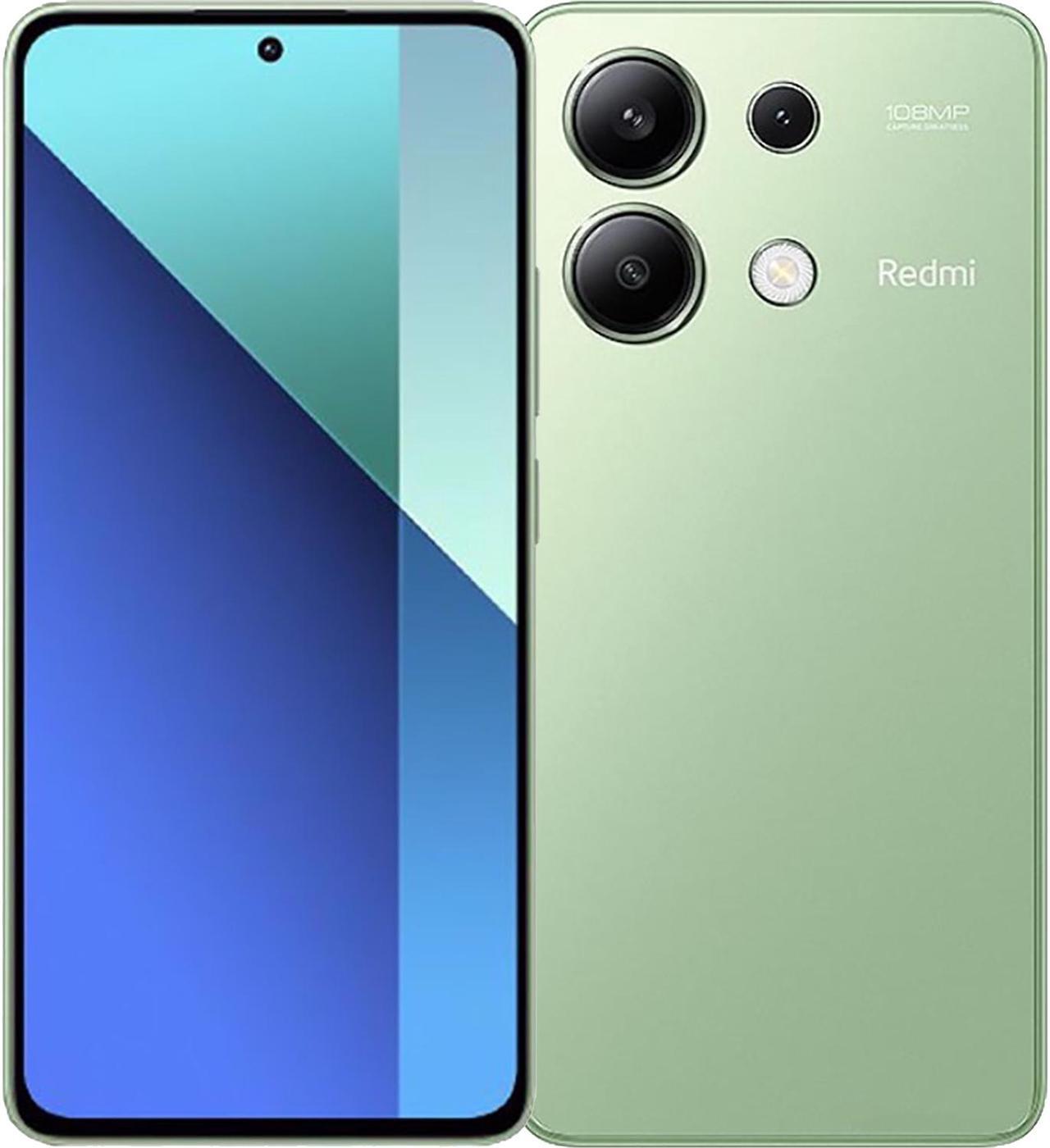 Main image of Xiaomi Redmi Note 13 DUAL SIM 256GB ROM + 8GB RAM (GSM ONLY | NO CDMA) Factory Unlocked 4G/LTE Smartphone (MInt Green) - International Version