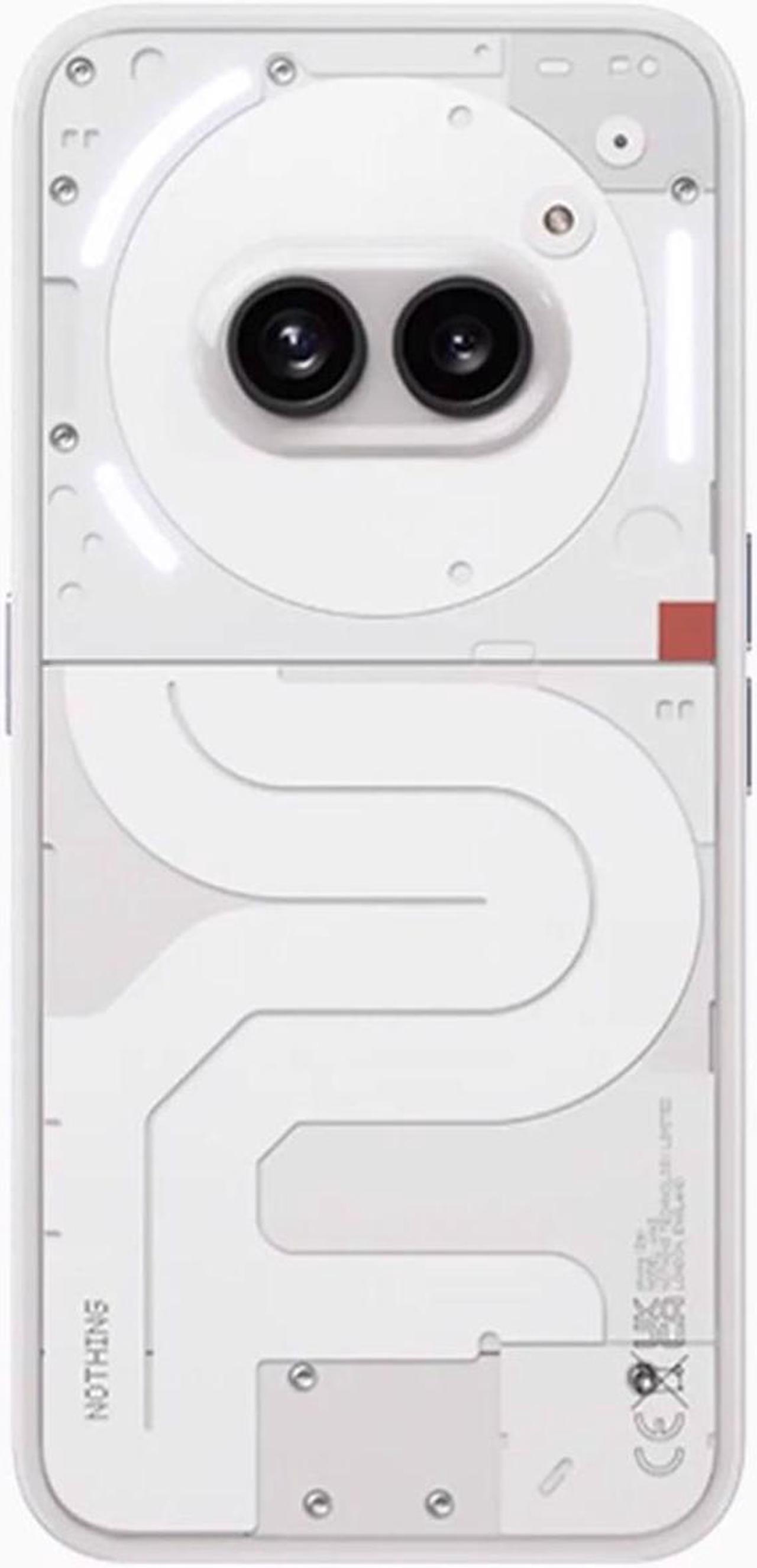 Alt view image 3 of 10 - Nothing Phone (2a) DUAL SIM 128GB ROM + 8GB RAM (GSM ONLY | NO CDMA) Factory Unlocked 5G Smartphone (White) - International Version