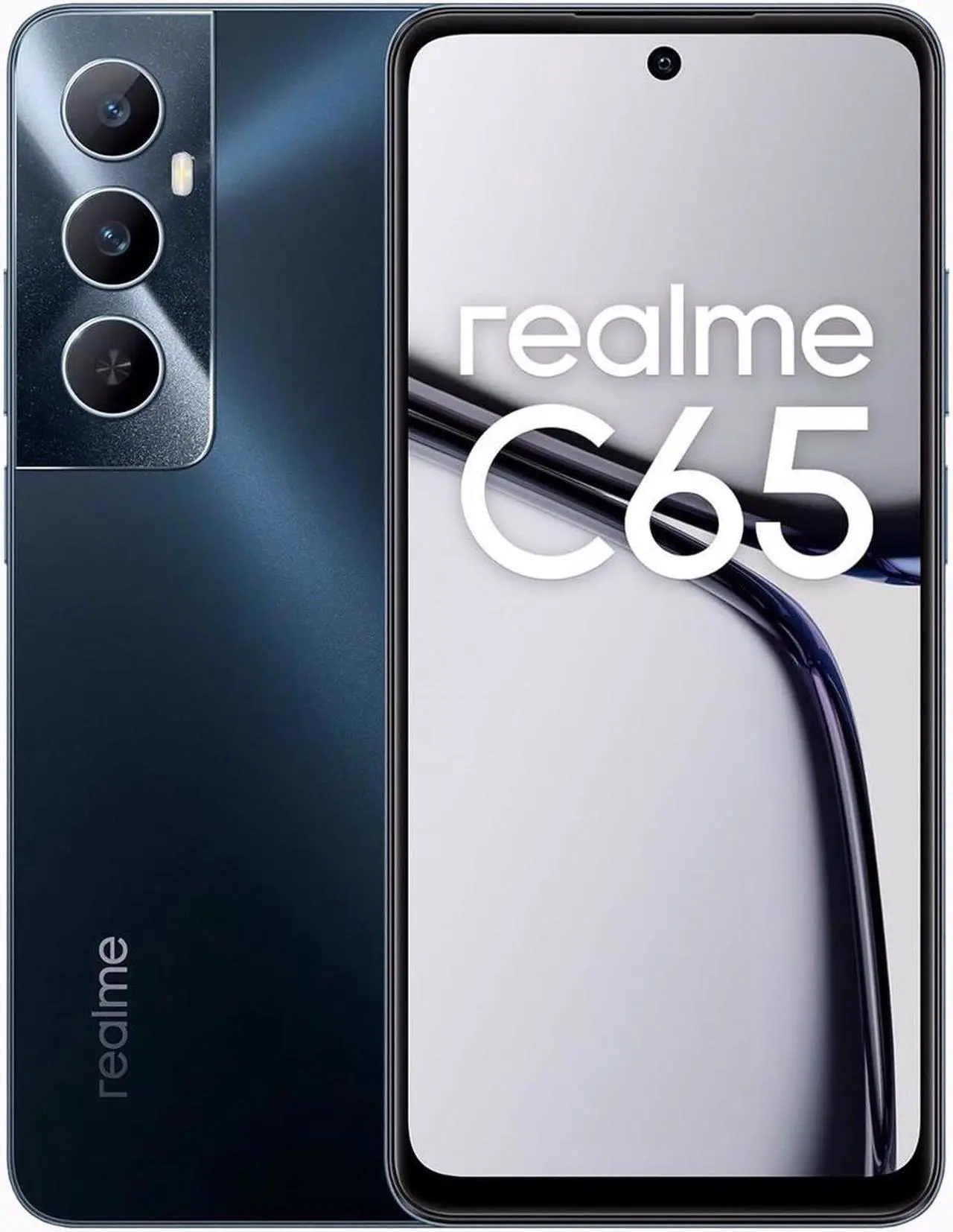 Realme C65 DUAL SIM 256GB ROM + 8GB RAM (GSM ONLY | NO CDMA) Factory Unlocked 4G/LTE Smartphone (Starlight Black) - International Version