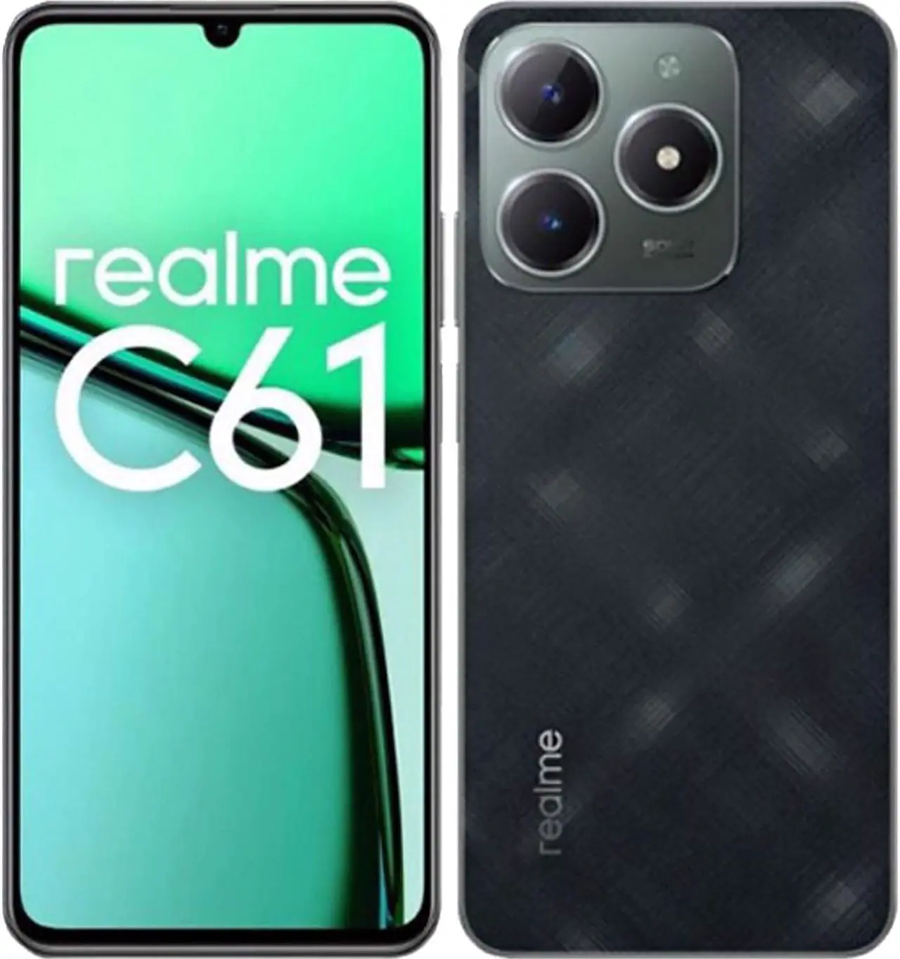 Realme C61 Dual-SIM 128GB ROM + 6GB RAM (GSM Only | No CDMA) Factory Unlocked 4G/LTE Smartphone (Dark Green) - International Version