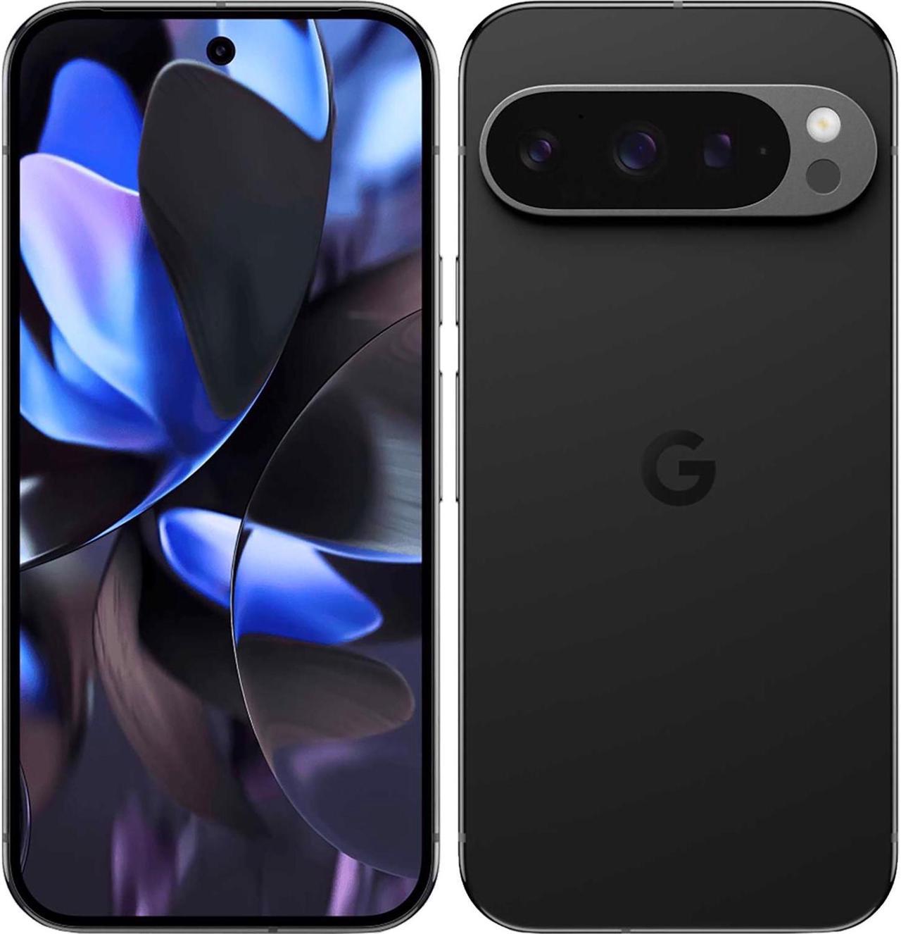 Google Pixel 9 Pro Dual-SIM 128GB ROM + 16GB RAM (GSM Only | No CDMA) Factory Unlocked 5G Smartphone (Obsidian) - International Version