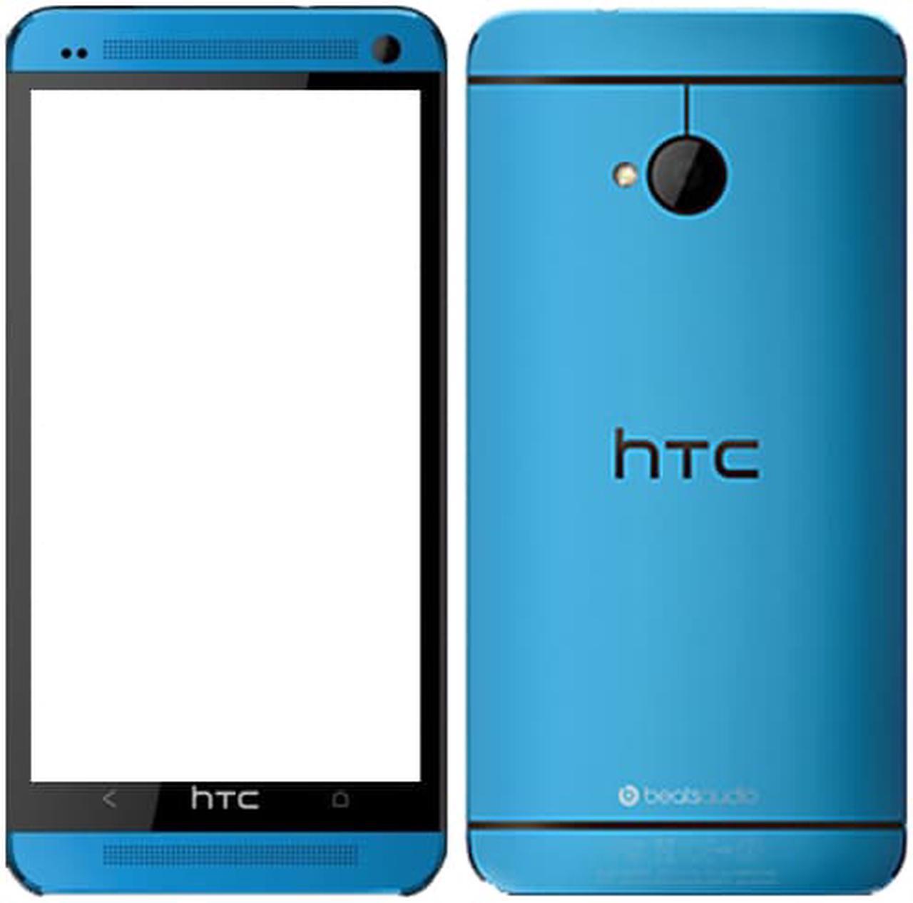 Main image of HTC One M7 801N 32GB (No CDMA, GSM only) Factory Unlocked 4G/LTE Android Smartphone - Vivid Blue