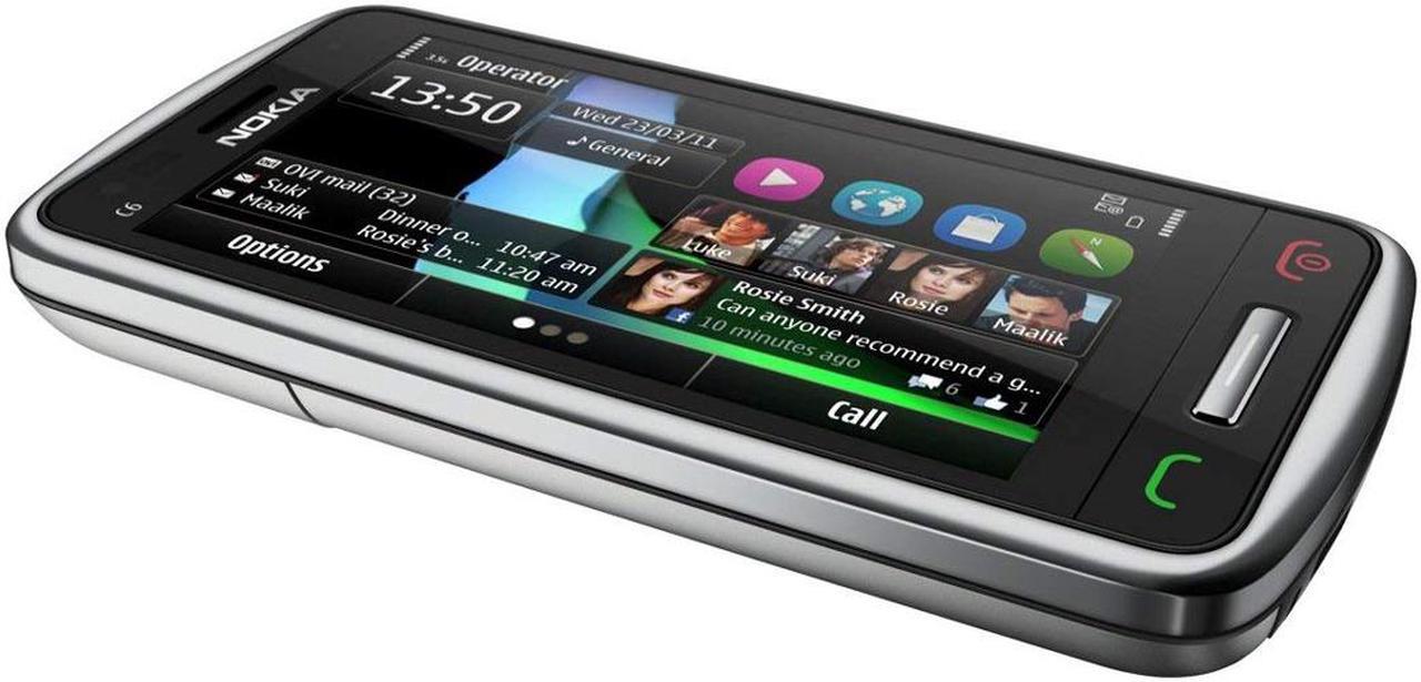 Alt view image 3 of 3 - Nokia C6-01 340MB (No CDMA, GSM only) Factory Unlocked 3G Smartphone - Silver