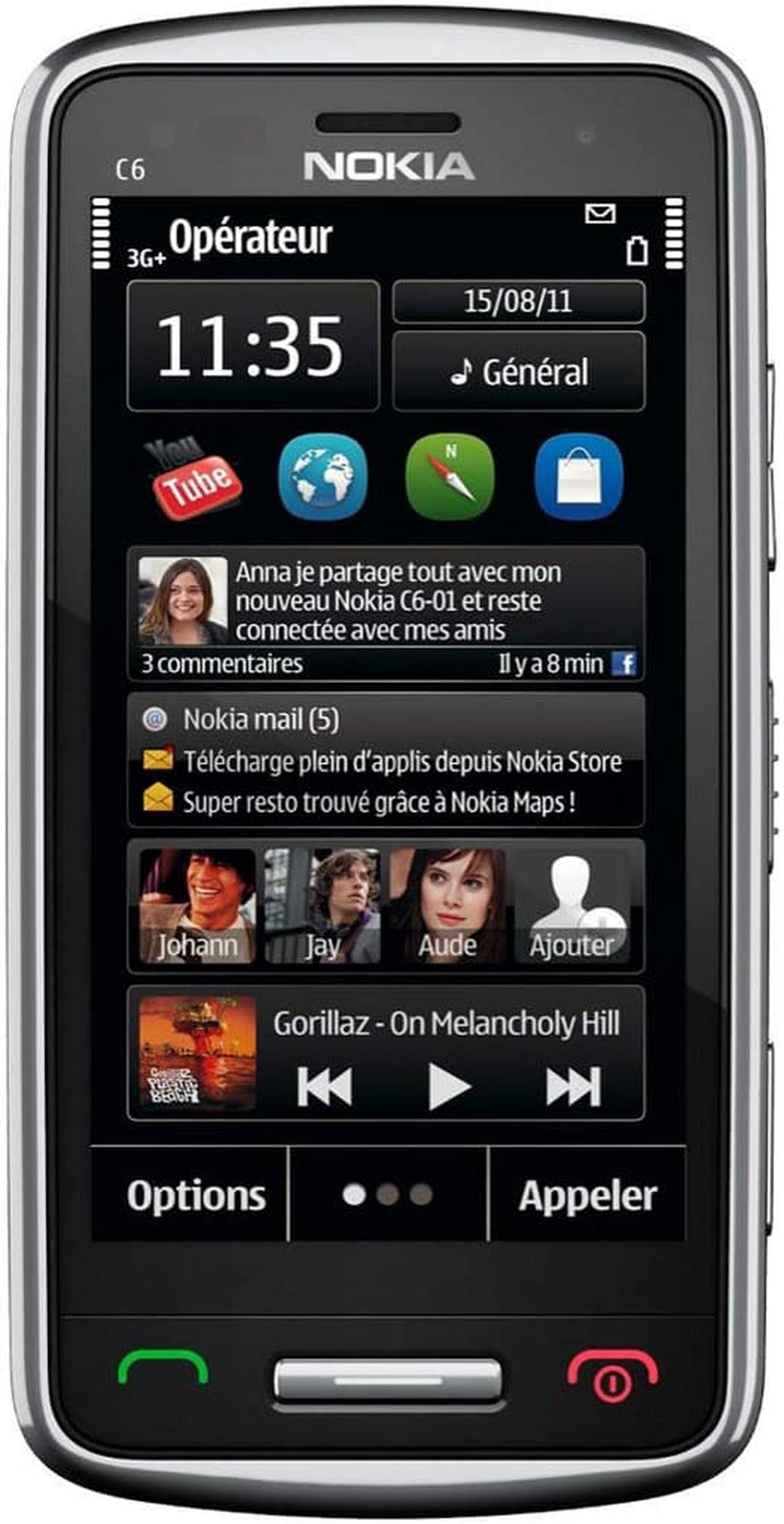 Main image of Nokia C6-01 340MB (No CDMA, GSM only) Factory Unlocked 3G Smartphone - Silver