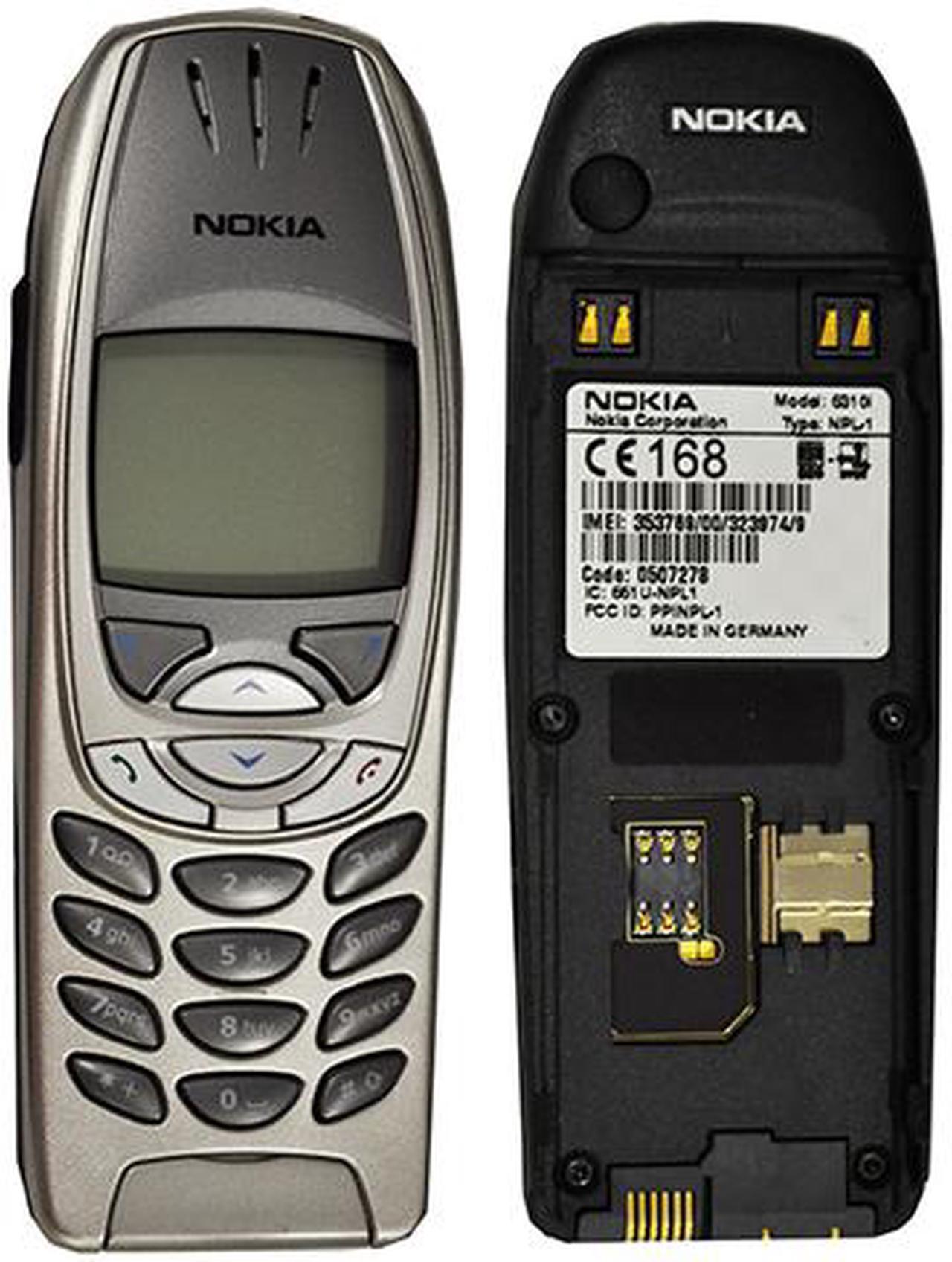 Main image of Nokia 6310i (No CDMA, GSM only) Factory Unlocked 2G Phone - Lightning Silver