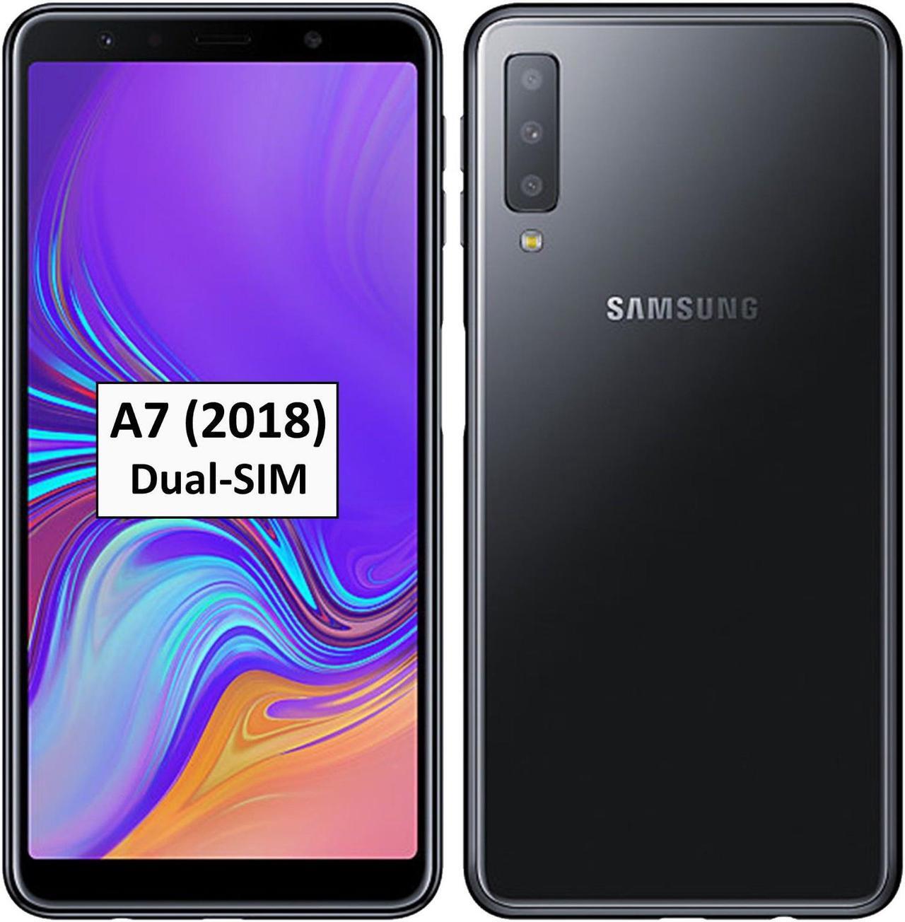 Main image of Samsung Galaxy A7 SM-A750F Dual-SIM 64GB (No CDMA, GSM only) Factory Unlocked 4G/LTE Smartphone - Black