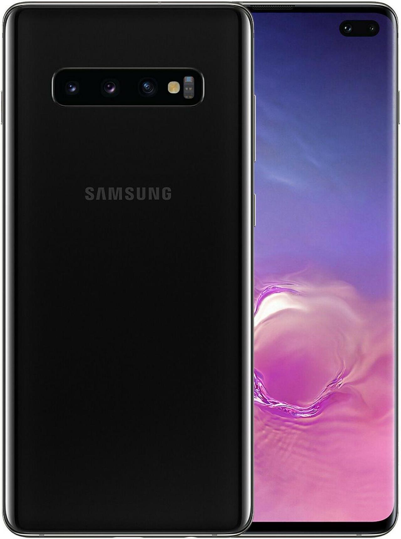 Samsung Galaxy S10+ OctaCore 6.4" AMOLED Unlocked Smartphone 128GB Prism Black