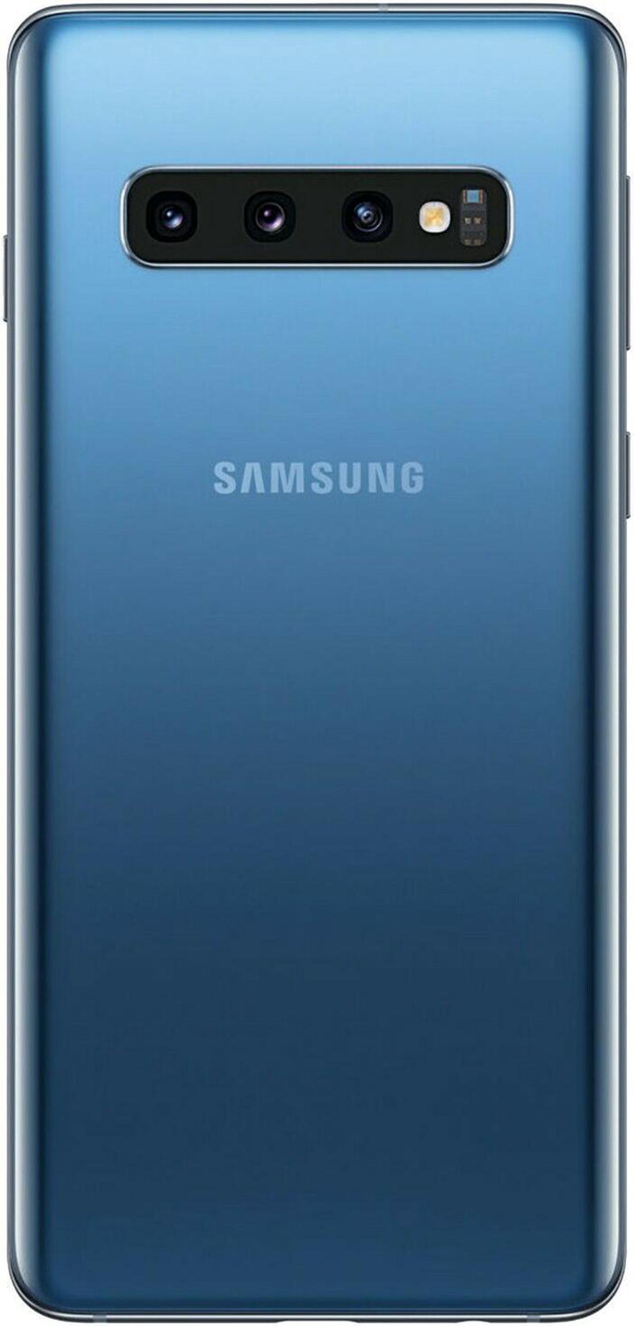 Alt view image 4 of 20 - Samsung Galaxy S10 128GB / 8GB RAM SM-G973F Hybrid/Dual-SIM (No CDMA, GSM only) Factory Unlocked 4G/LTE Smartphone - Prism Blue