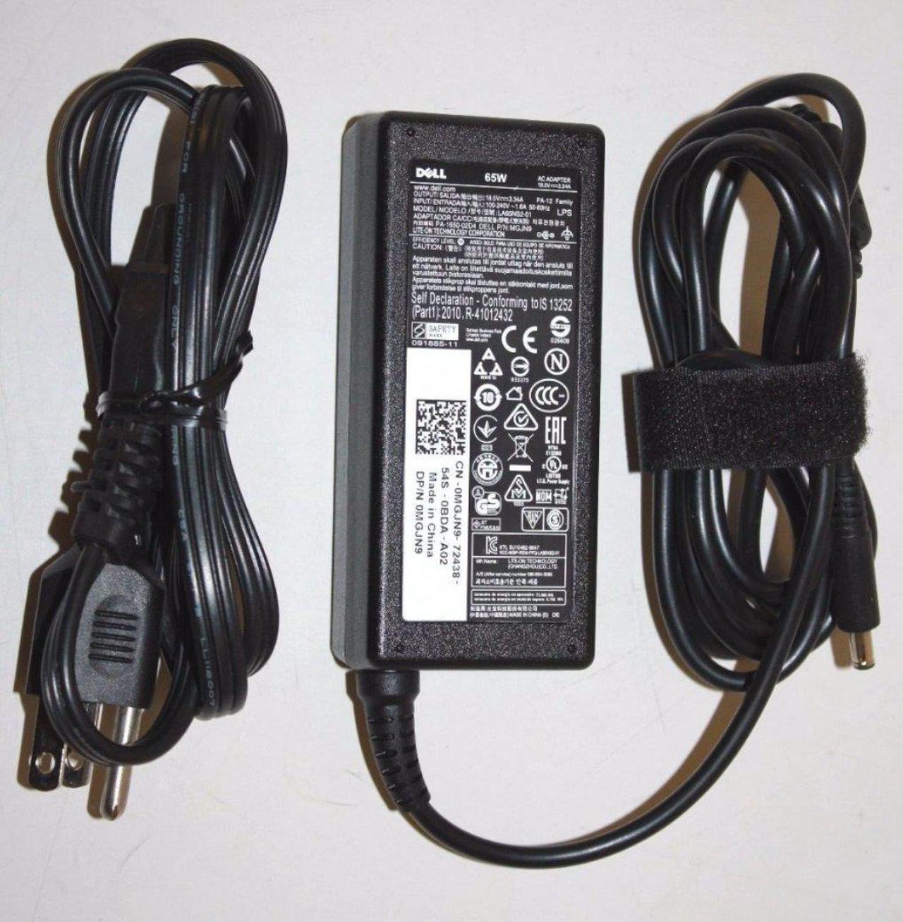 Main image of Dell 65W AC Adapter PA-12 LA65NS2-01 HA65NS5-00 0MGJN9 074VT4 0G6J41